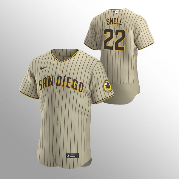 Men's San Diego Padres Blake Snell #22 Sand Brown  Trade Alternate Jersey