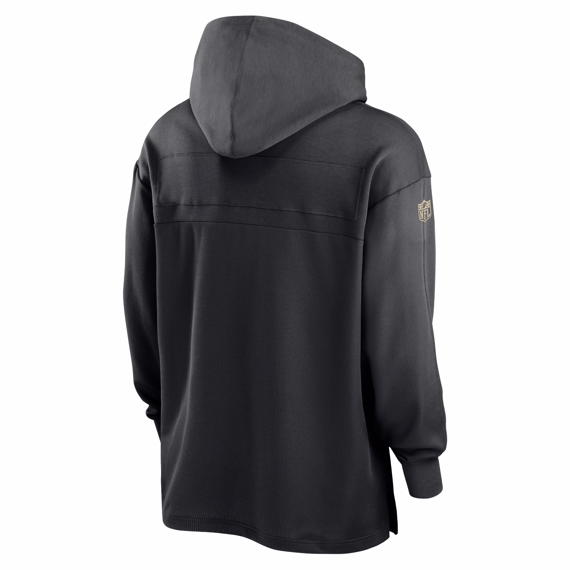 New Orleans Saints 2023 Sideline Lightweight Performance Hooded Top - Black