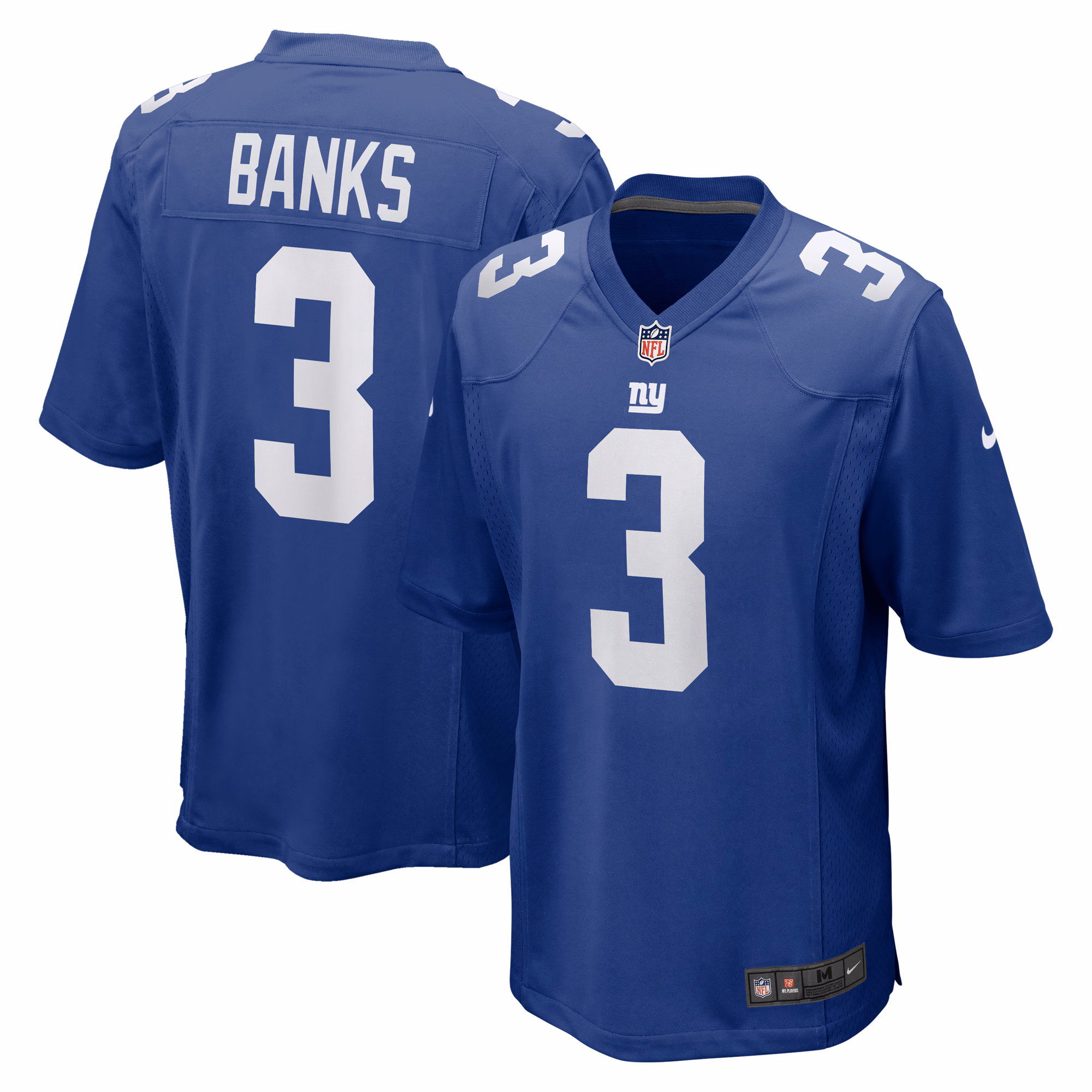 Deonte Banks New York Giants  Game Jersey -  Royal