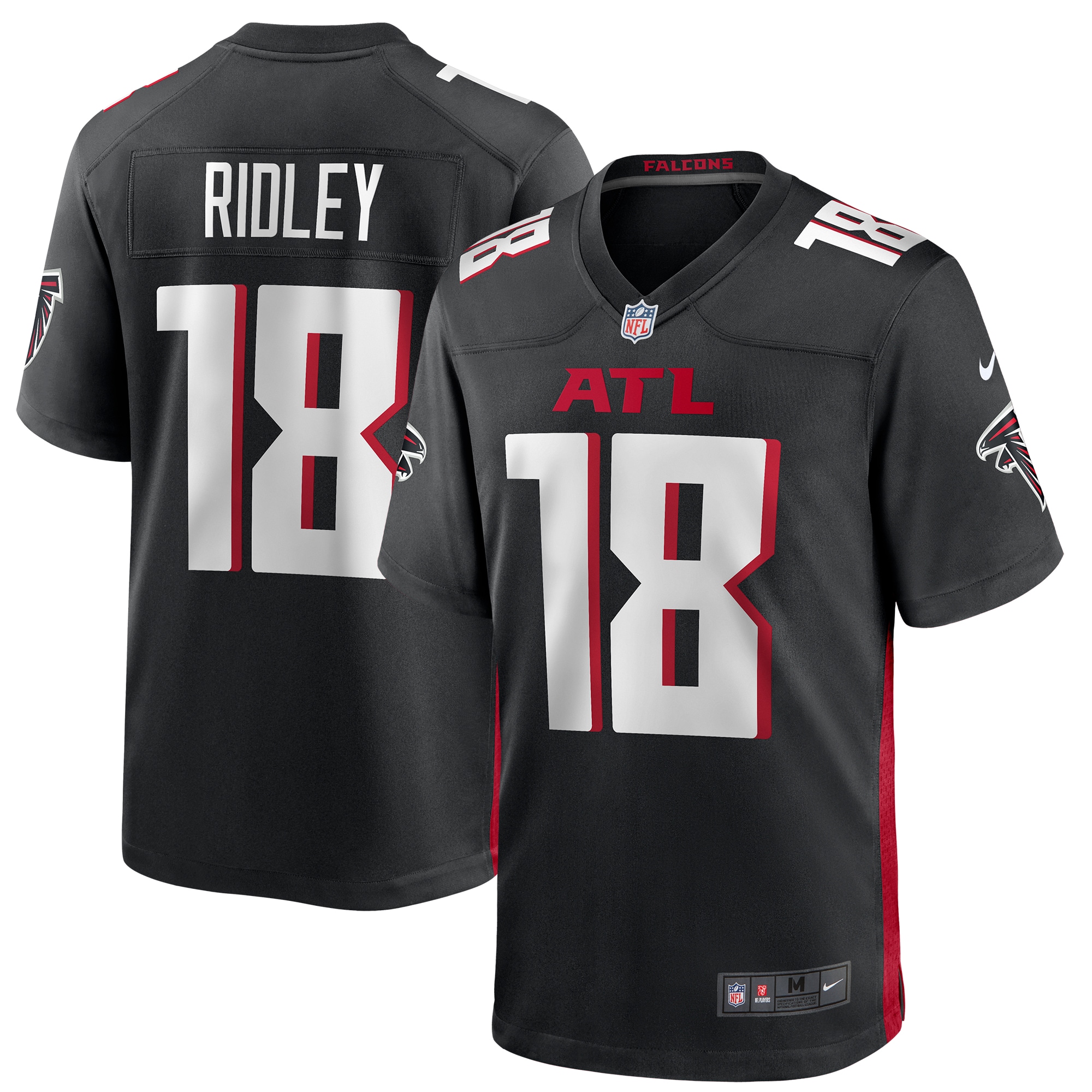 Calvin Ridley Atlanta Falcons Game Player Jersey - Black