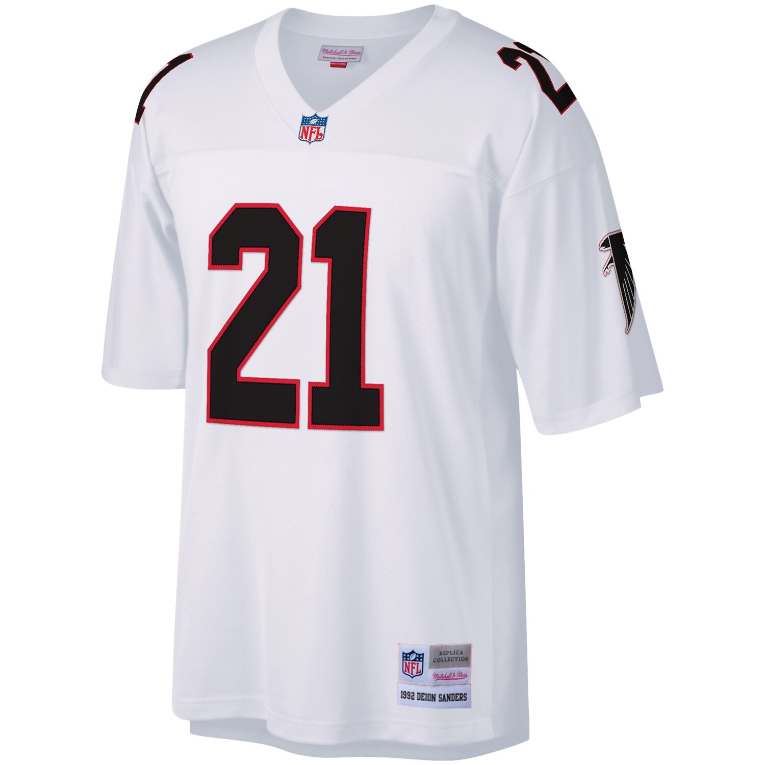 Deion Sanders Atlanta Falcons Legacy Replica Jersey - Red