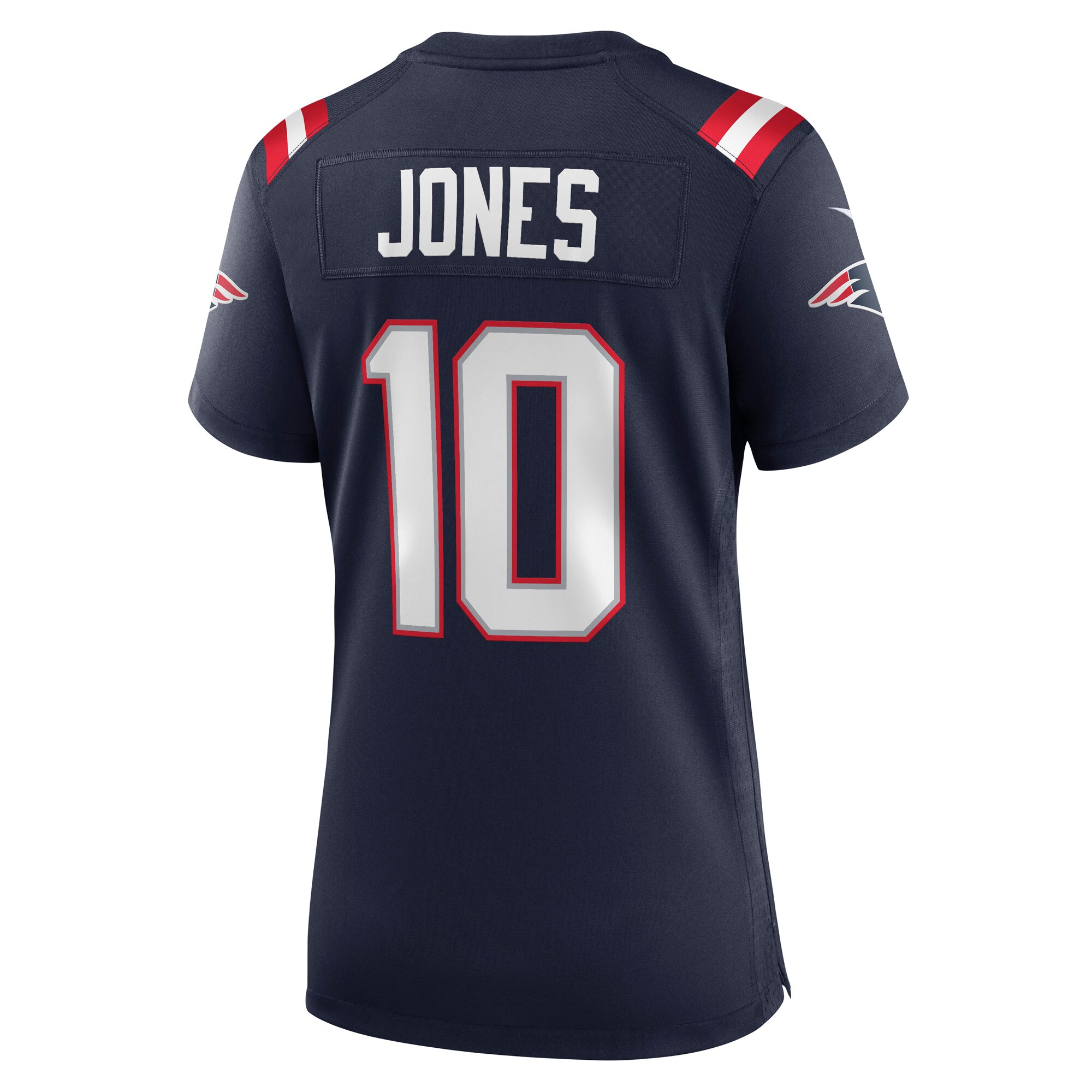 Mac Jones New England Patriots  Women's Player Game Jersey - Navy