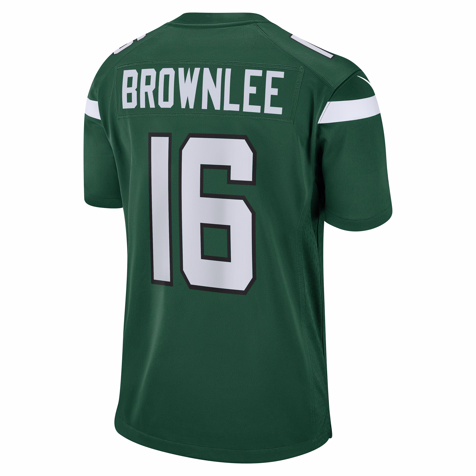 Jason Brownlee New York Jets  Game Jersey - Gotham Green
