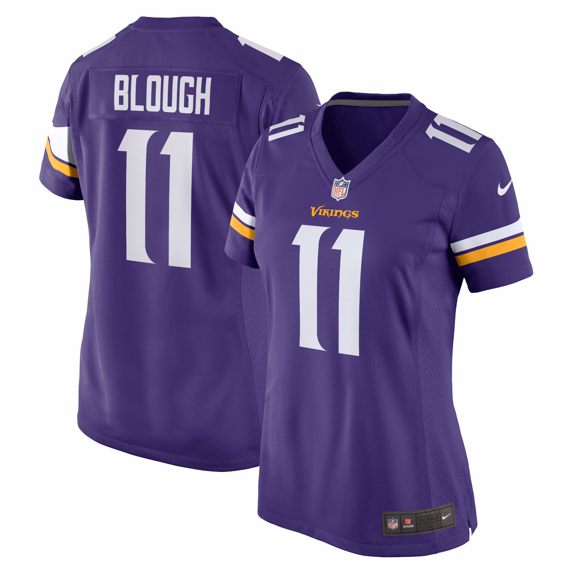 David Blough Minnesota Vikings Women's Home Game Player Jersey - Purple