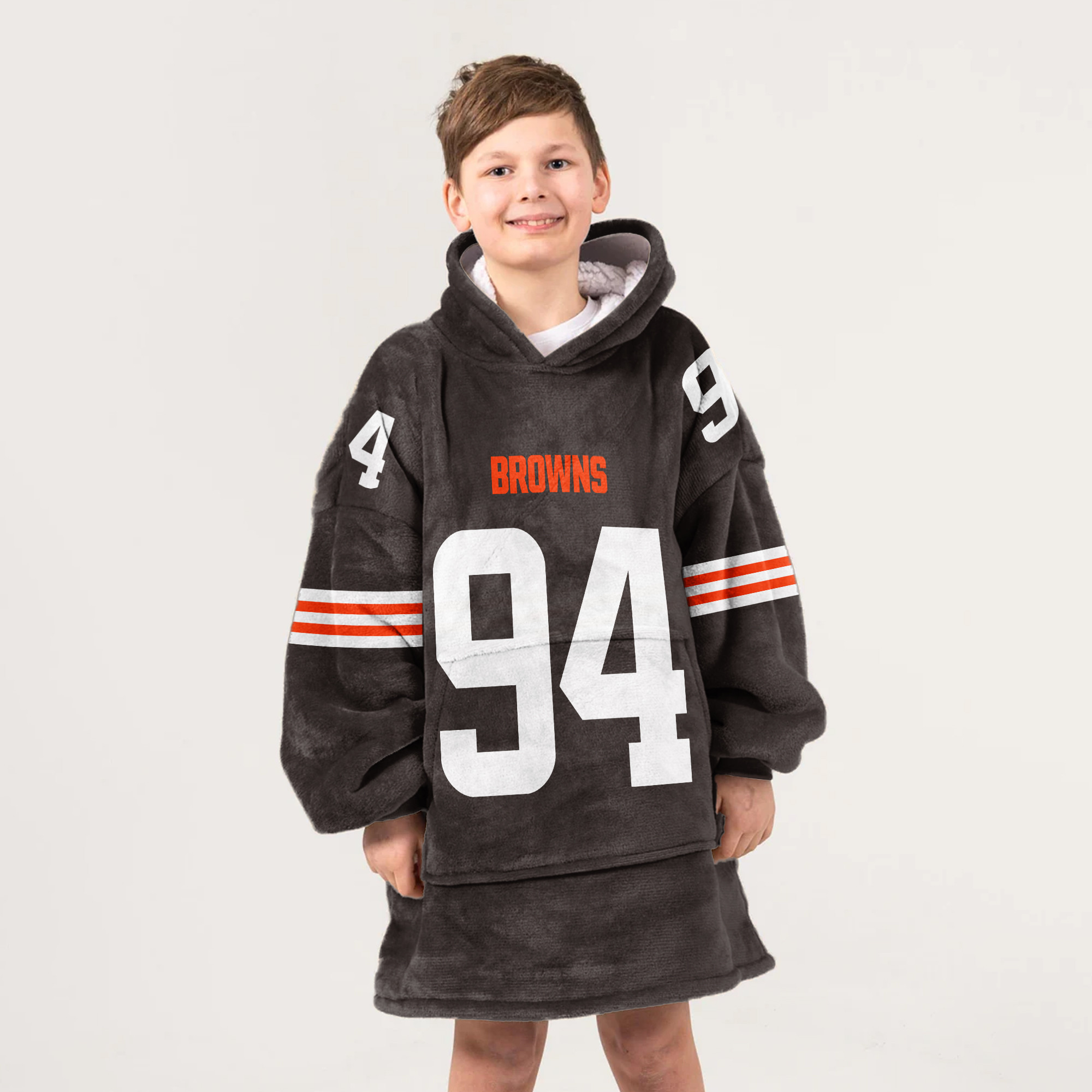 Kid M.G 94 Cleveland Football Unisex Blanket Hoodie