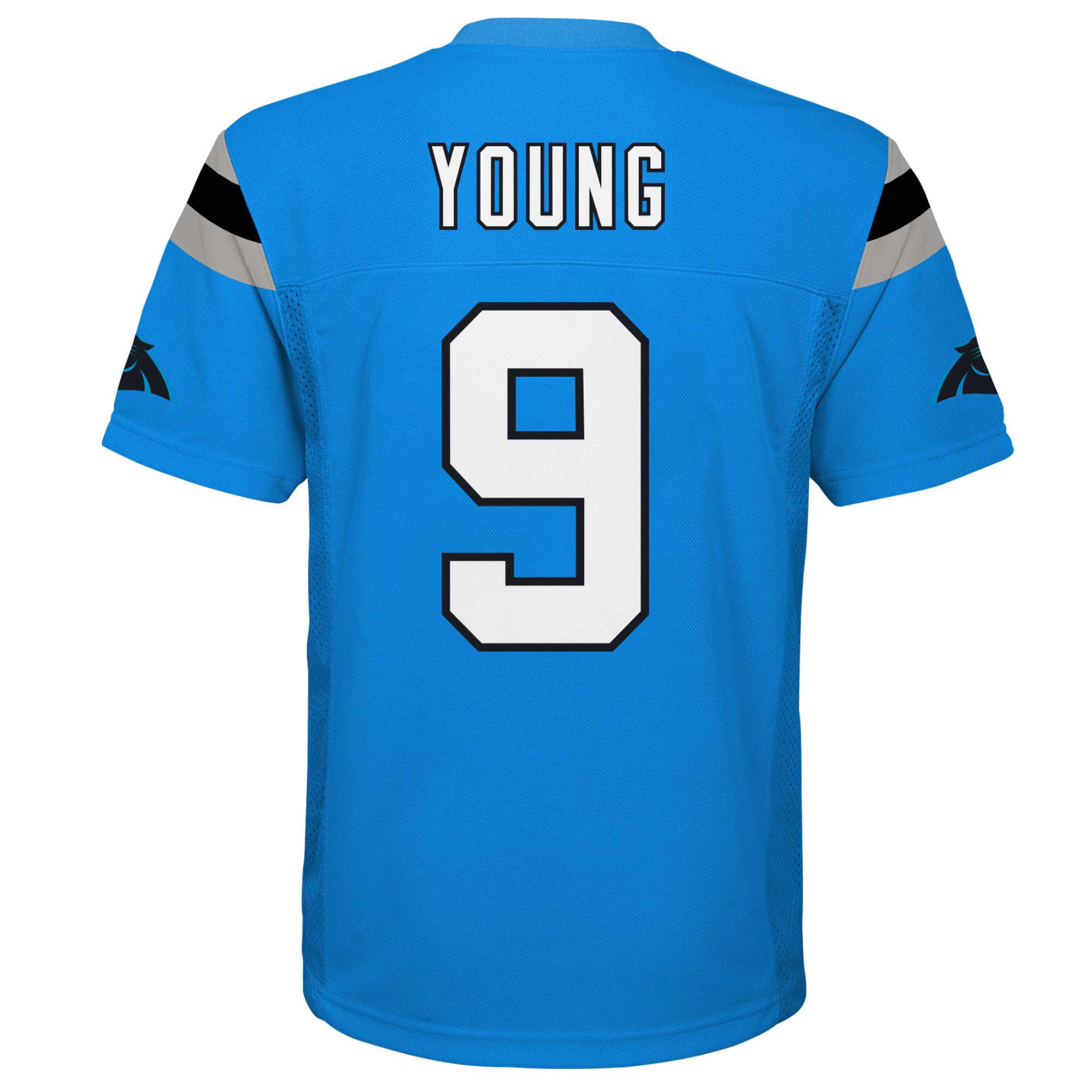Bryce Young Carolina Panthers Youth Replica Player Jersey - Black