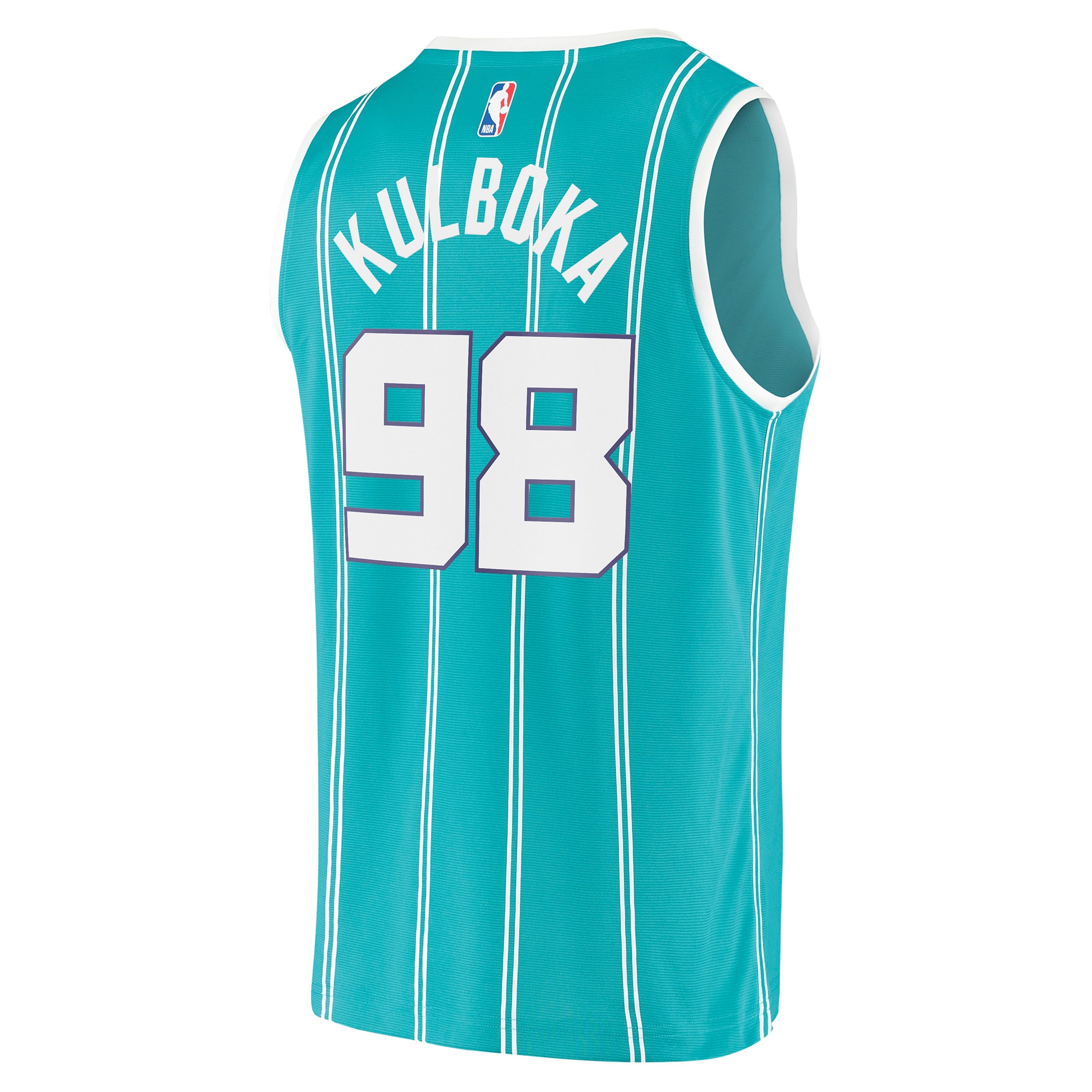 Arnoldas Kulboka Charlotte Hornets  Youth 2021/22 Fast Break Replica Jersey - Icon Edition - Teal