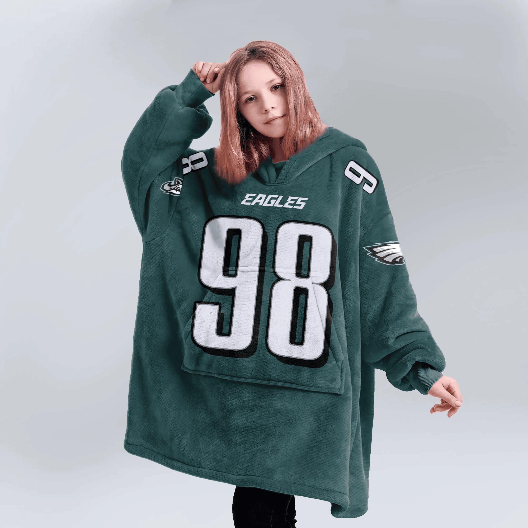 Kid 98 Philadelphia Football Unisex Blanket Hoodie