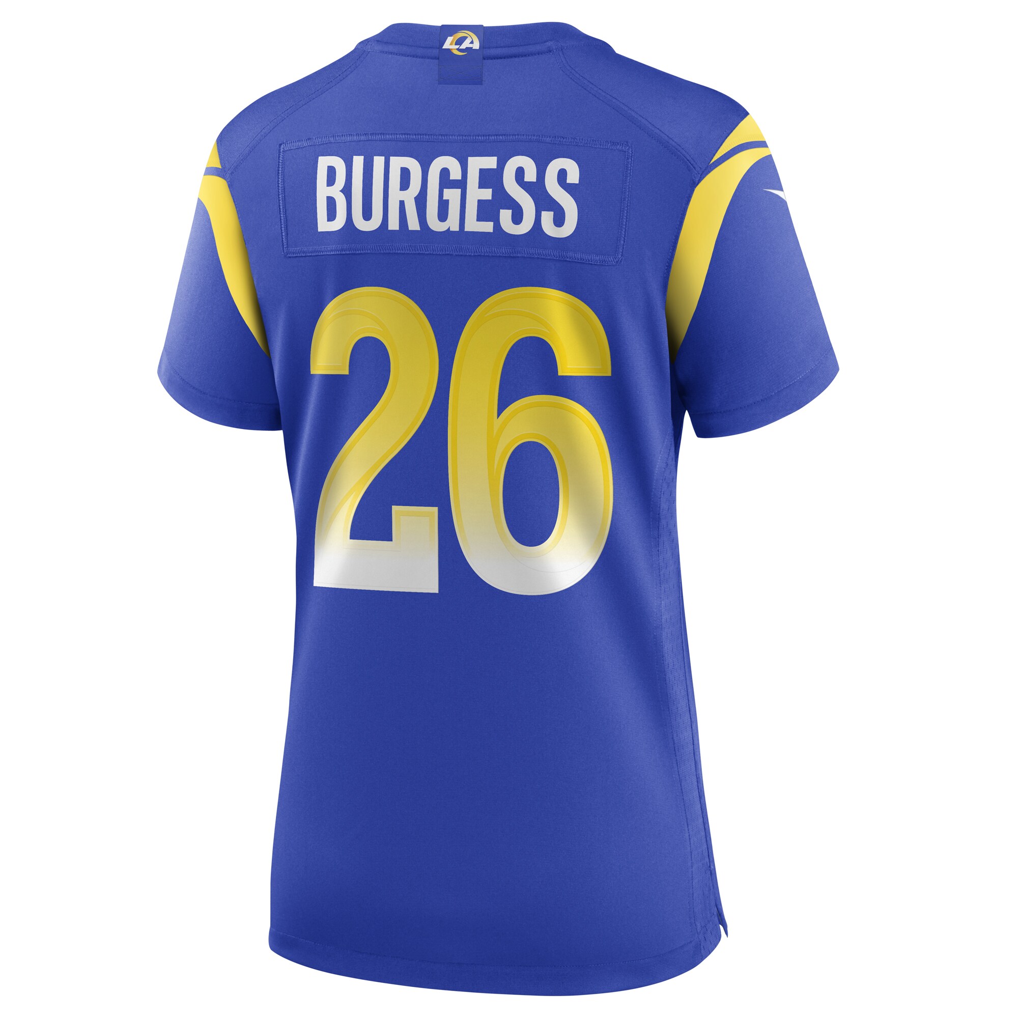 Terrell Burgess Los Angeles Rams  Women's Game Jersey - Royal