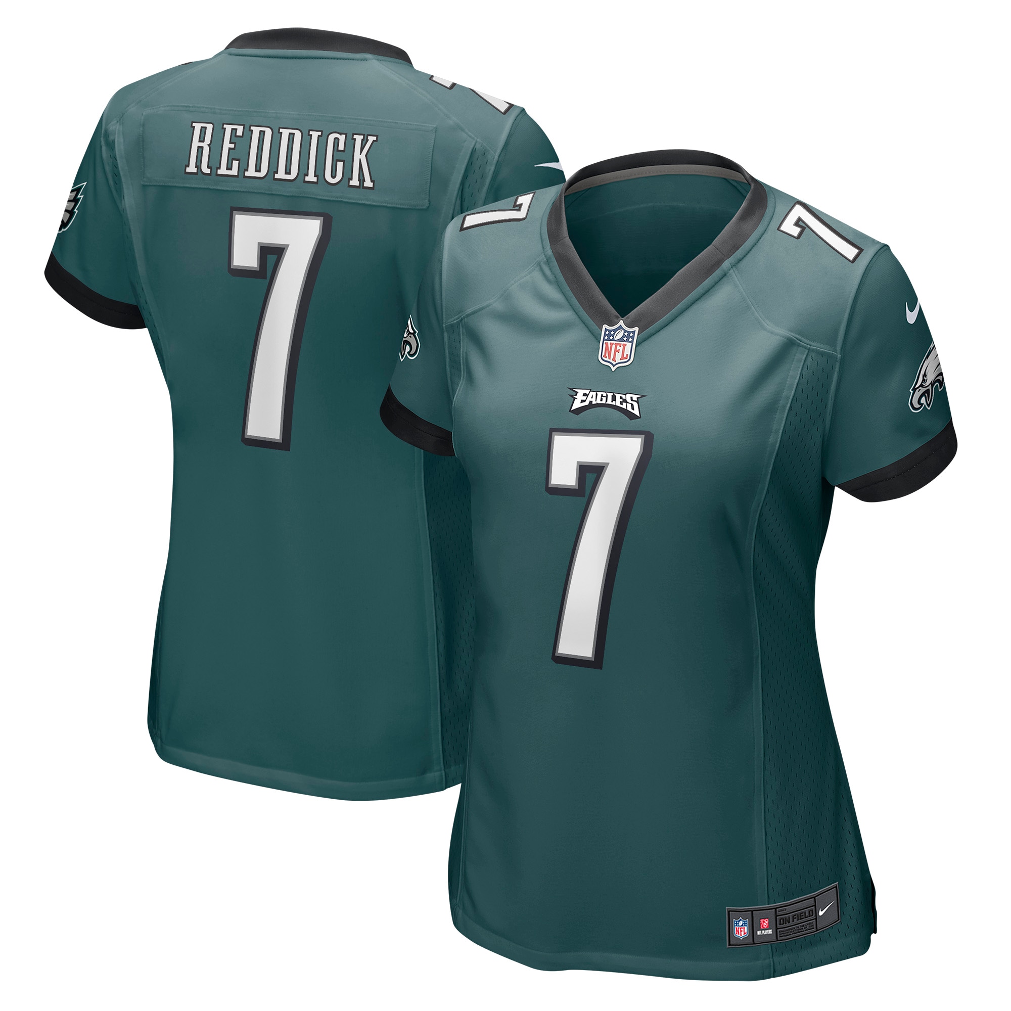 Haason Reddick Philadelphia Eagles  Women's Game Jersey - Midnight Green
