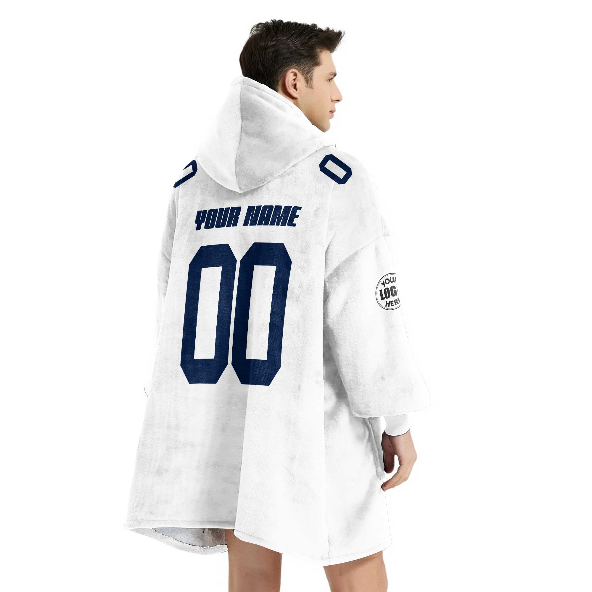 Adult Custom Blanket Hoodie Penn State Inspired Color