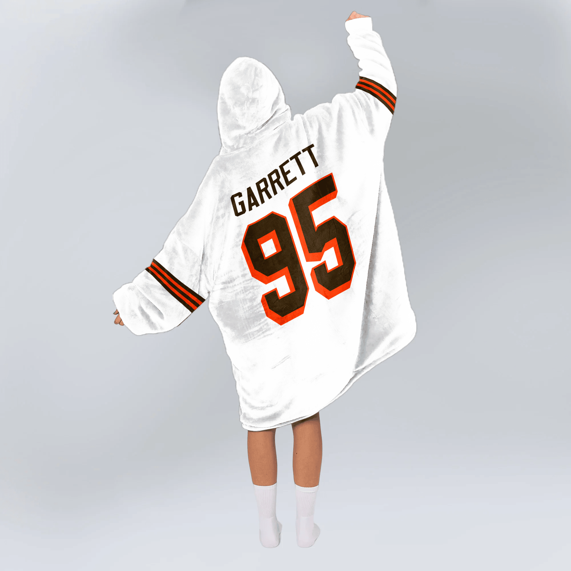 Adult M.G 95 Captain Cleveland Football Unisex Blanket Hoodie
