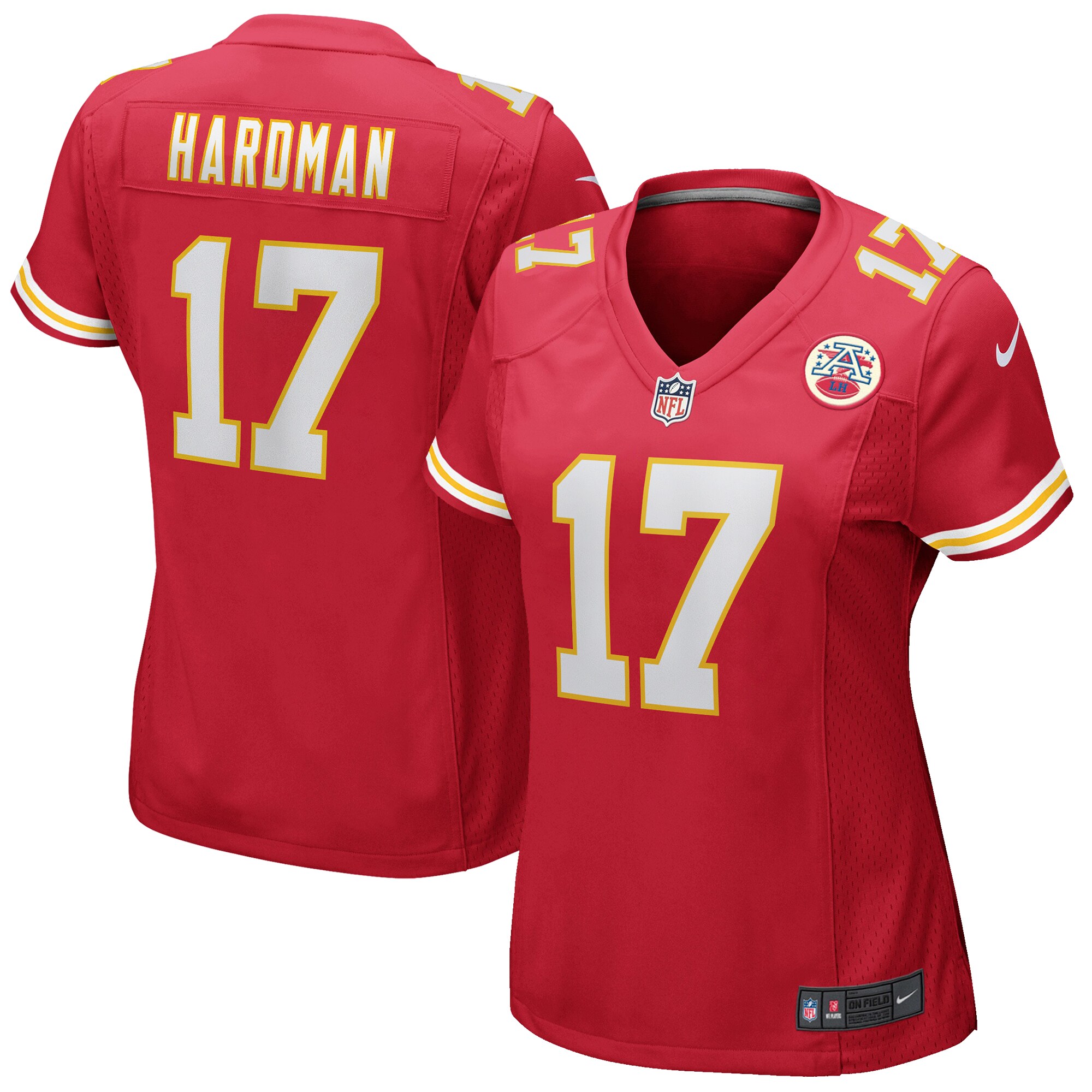 Mecole Hardman Kansas City Chiefs  Women's Game Jersey - Red