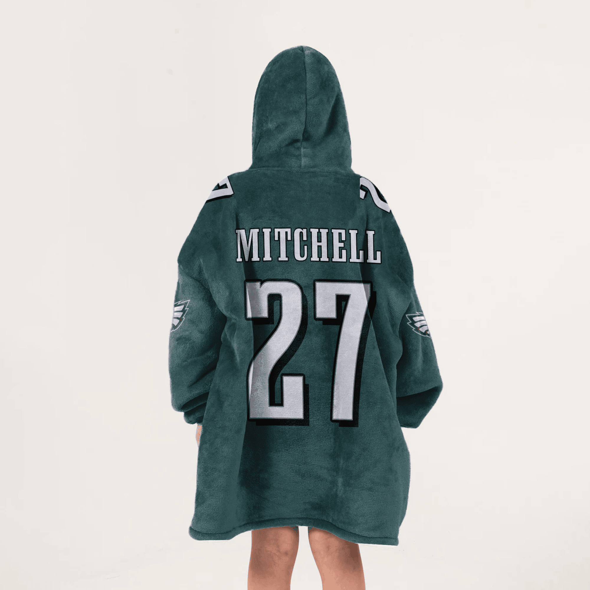 Kid 27 Philadelphia Football Unisex Blanket Hoodie