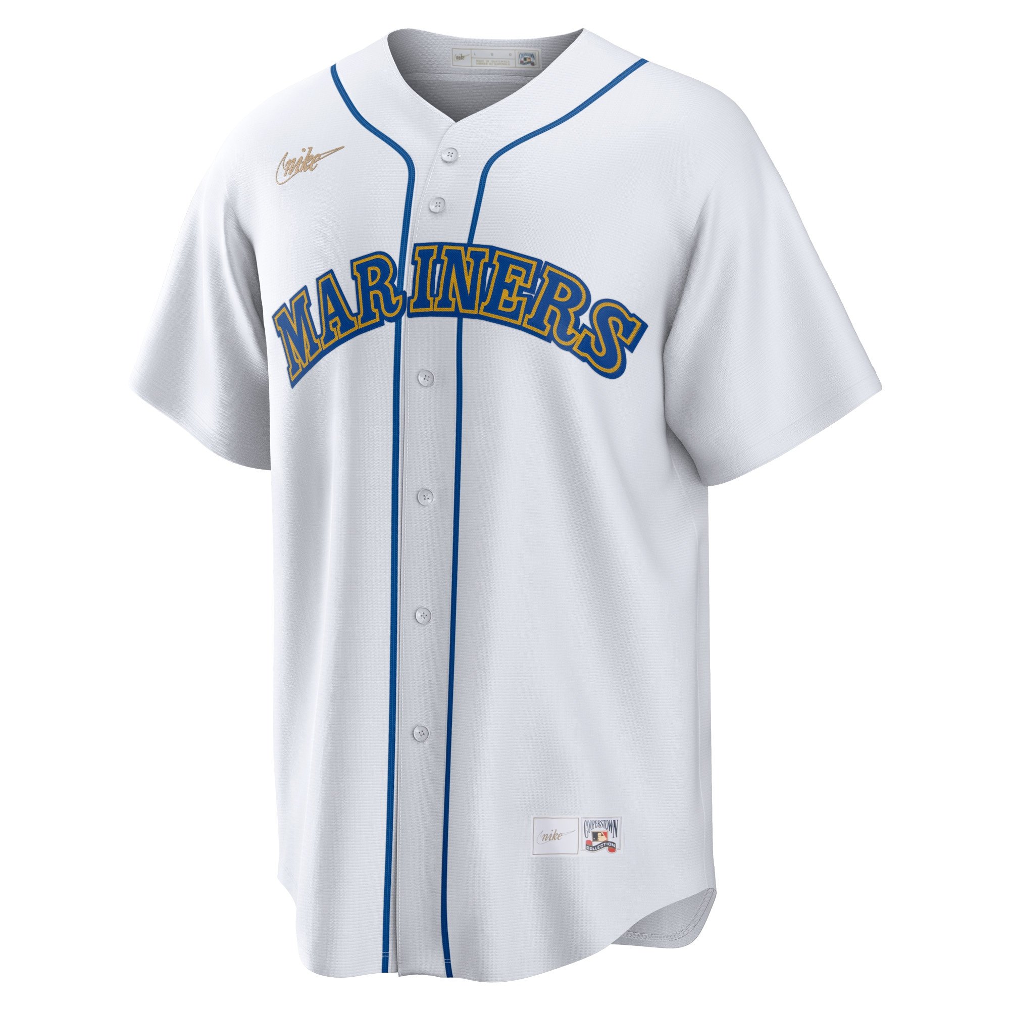 Men's Seattle Mariners Edgar Martinez  White Home Cooperstown Collection Replica Player Jersey
