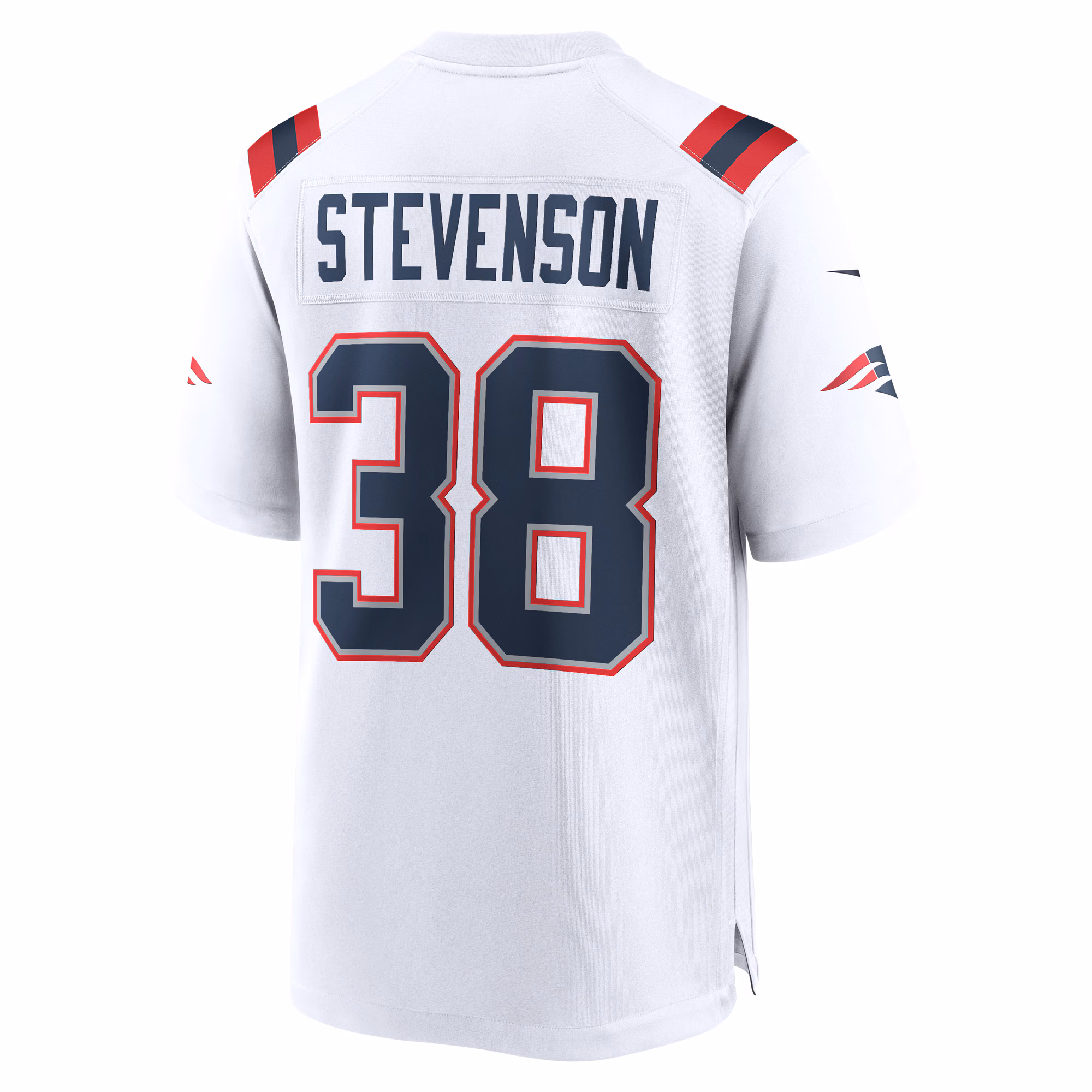 Rhamondre Stevenson New England Patriots Alternate Game Player Jersey - Red