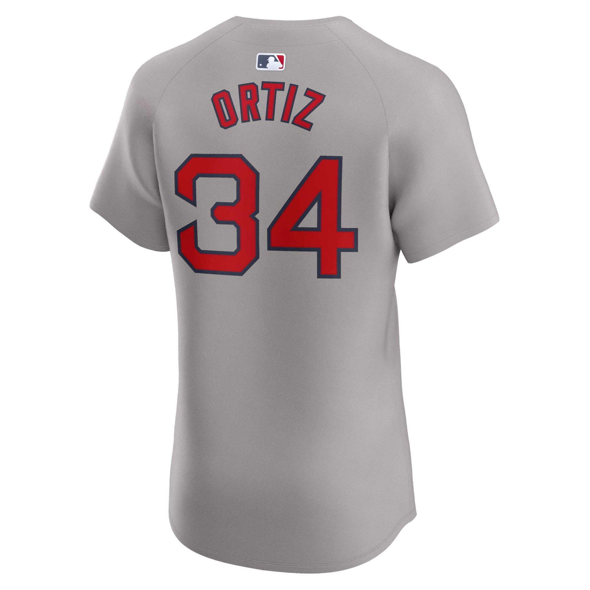 Men's Boston Red Sox David Ortiz  Gray Road Elite Player Jersey