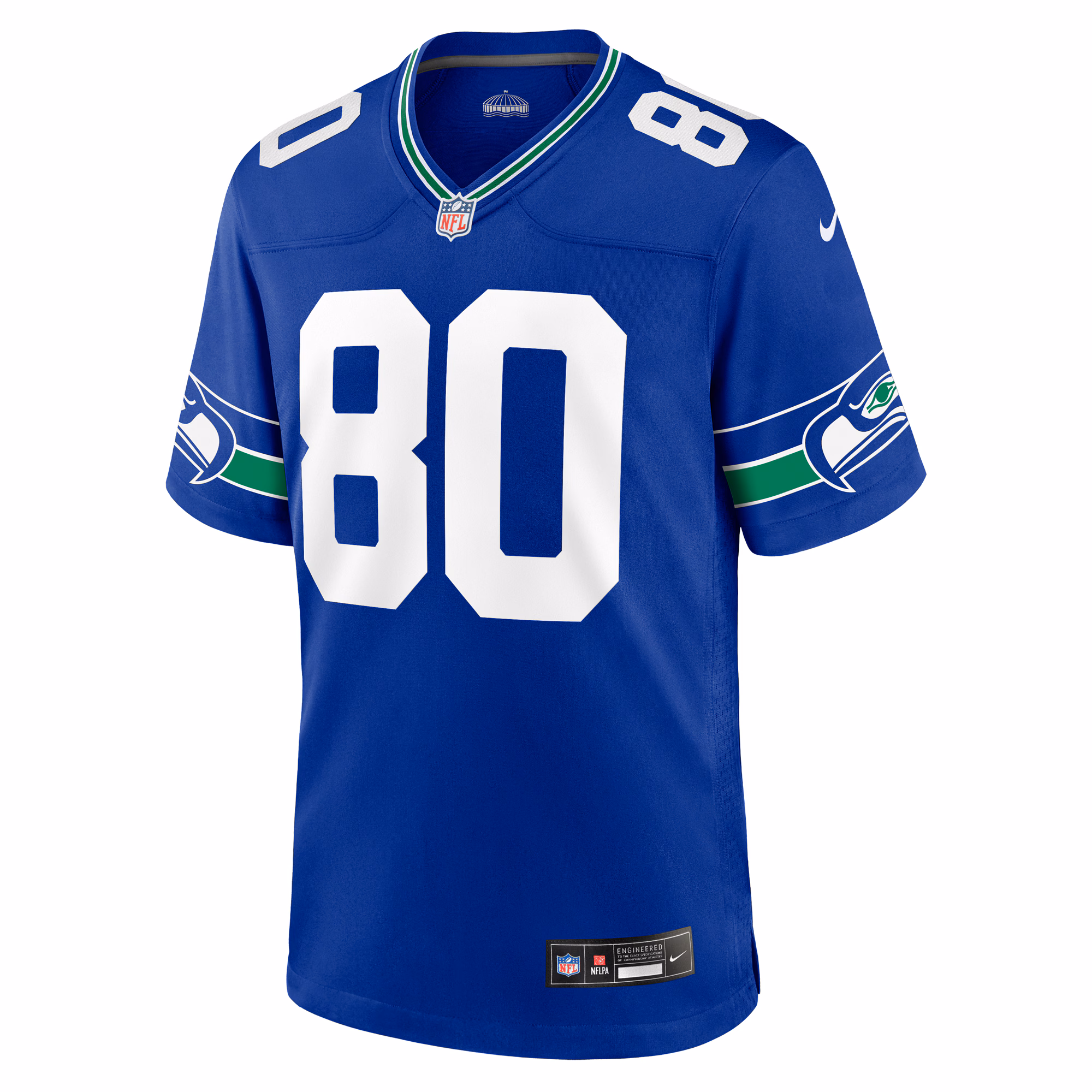 Steve Largent Seattle Seahawks Throwback Retired Player Game Jersey - Royal