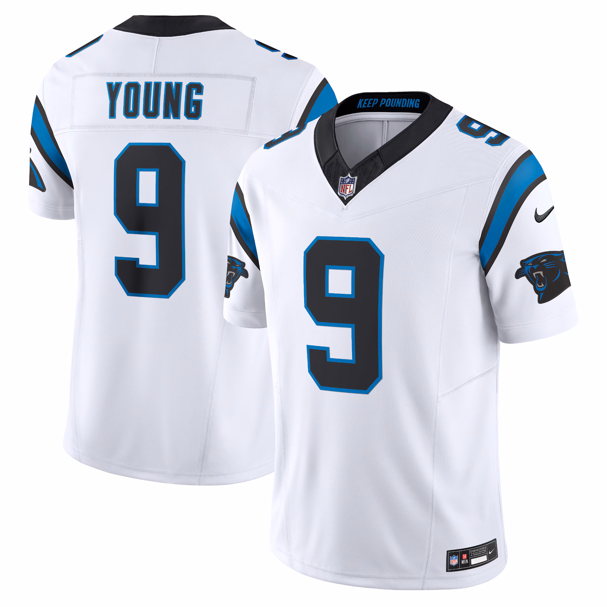 Bryce Young Carolina Panthers  Vapor F.U.S.E. Limited Jersey - Blue