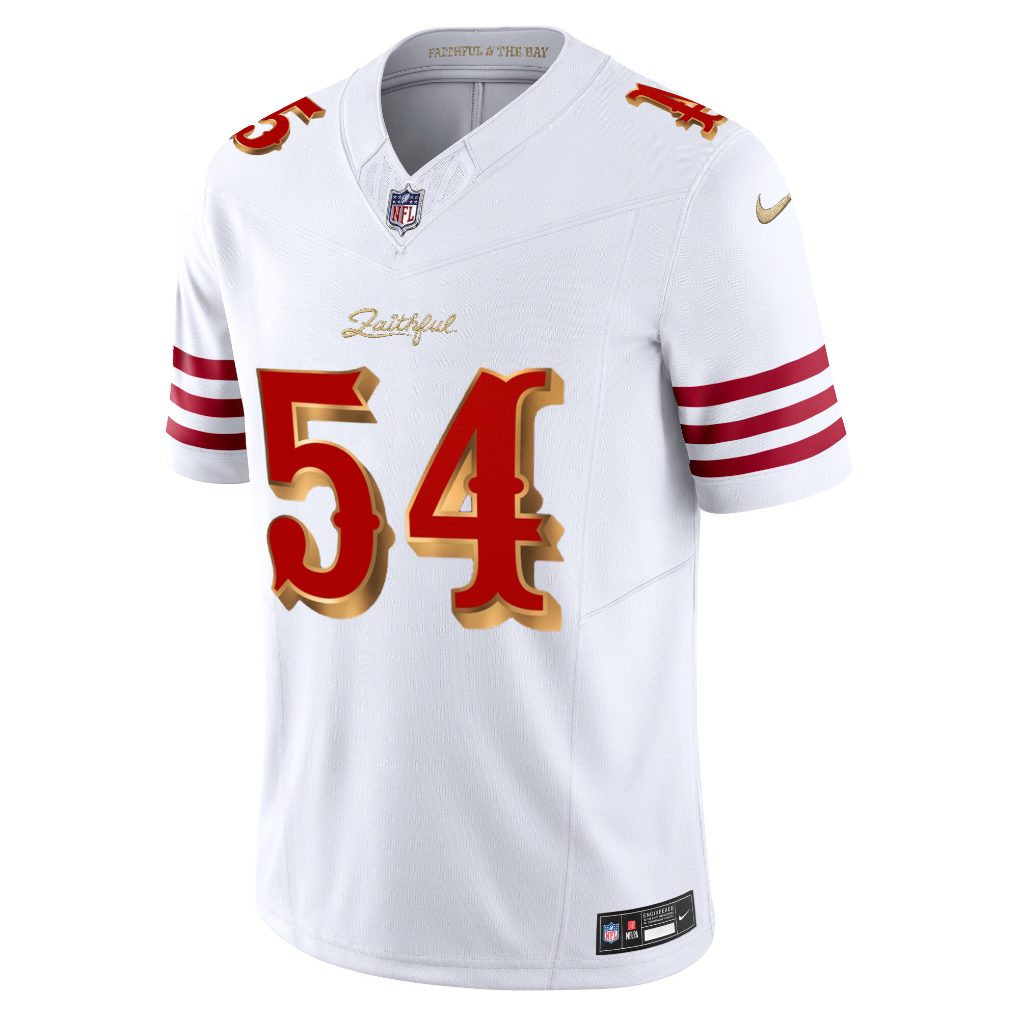 Men's Fred Warner #54 San Francisco 49ers Rivalries Collection Limited Jersey-White