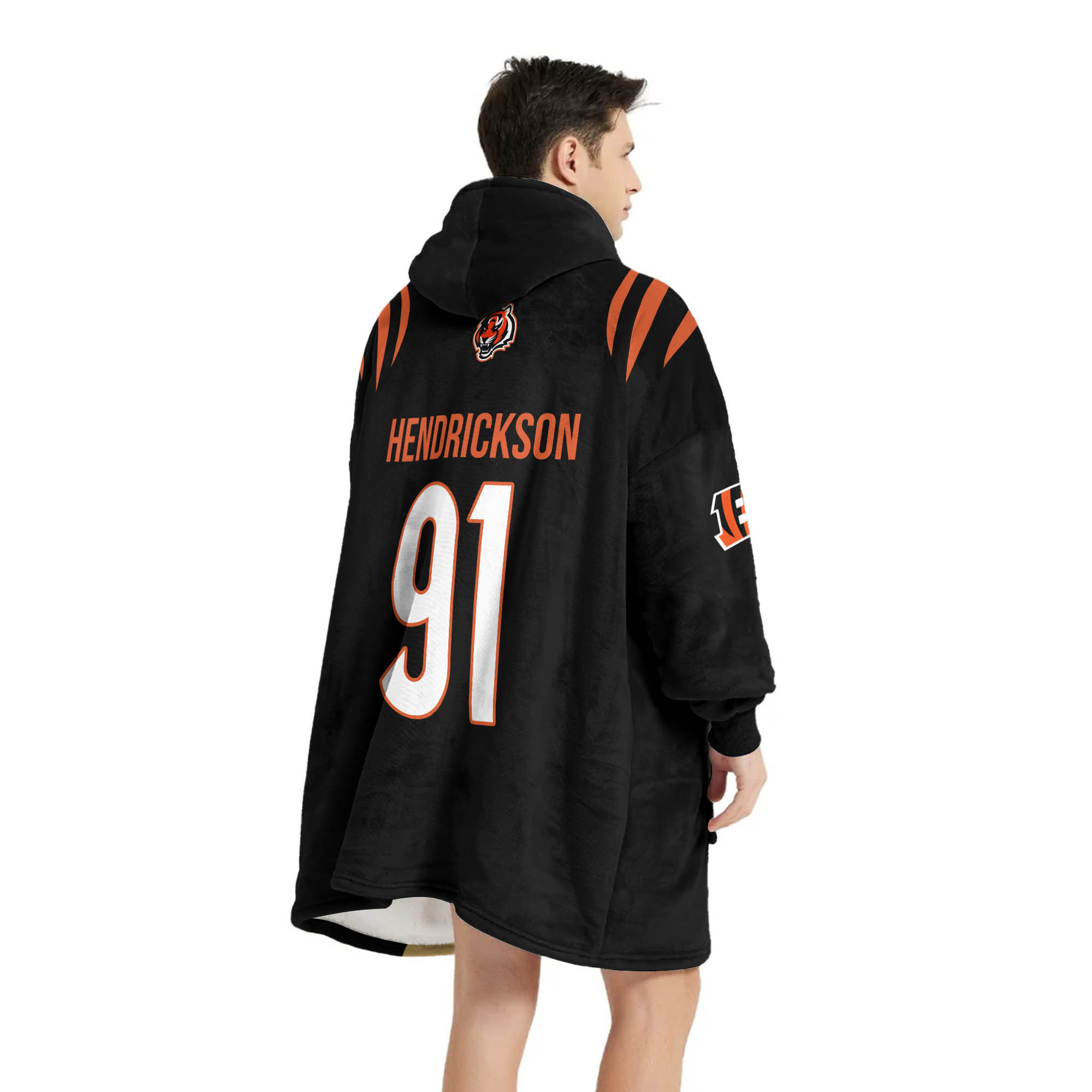 Adult 91 Cincinnati Football Unisex Blanket Hoodie