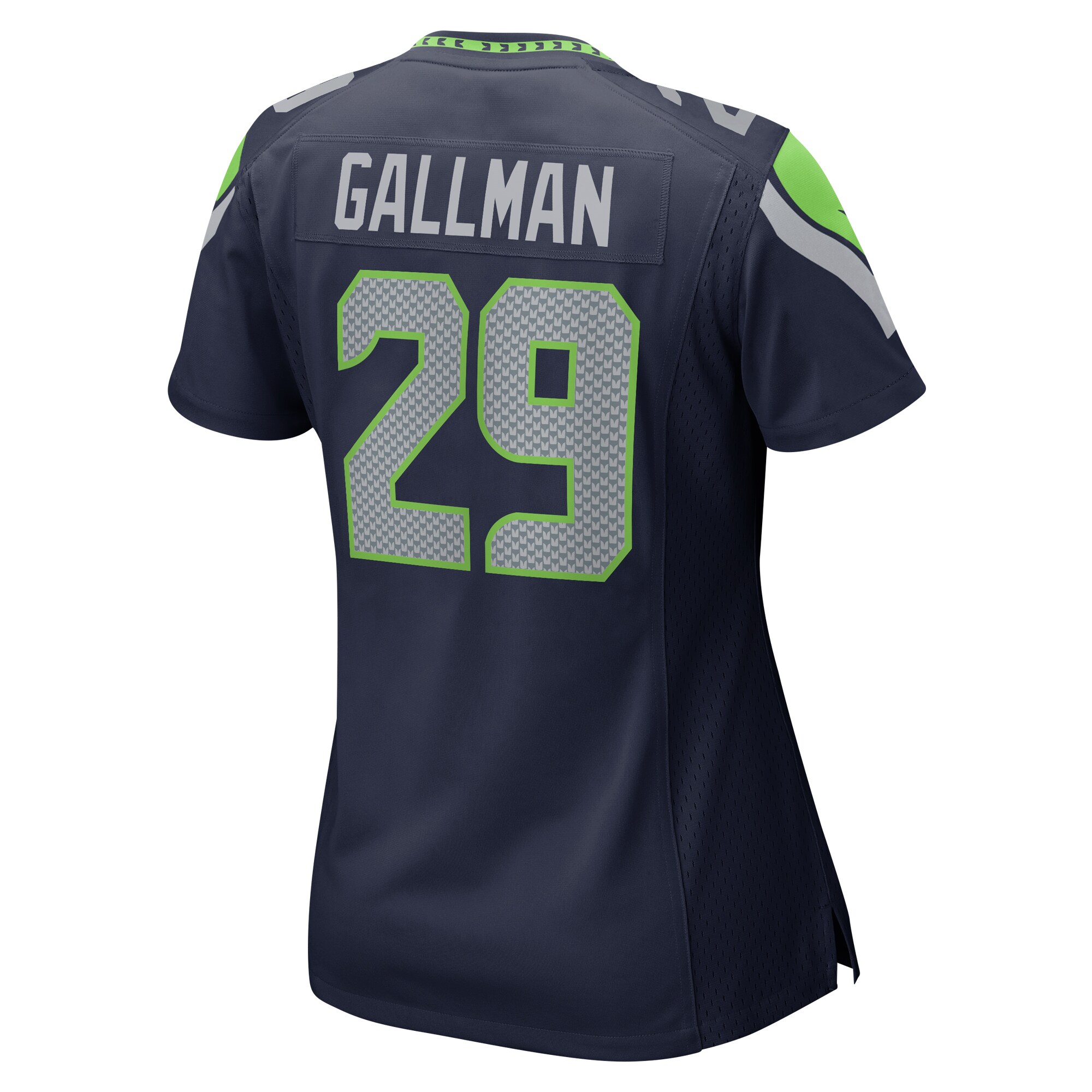 Wayne Gallman Seattle Seahawks  Women's Home Game Player Jersey - College Navy