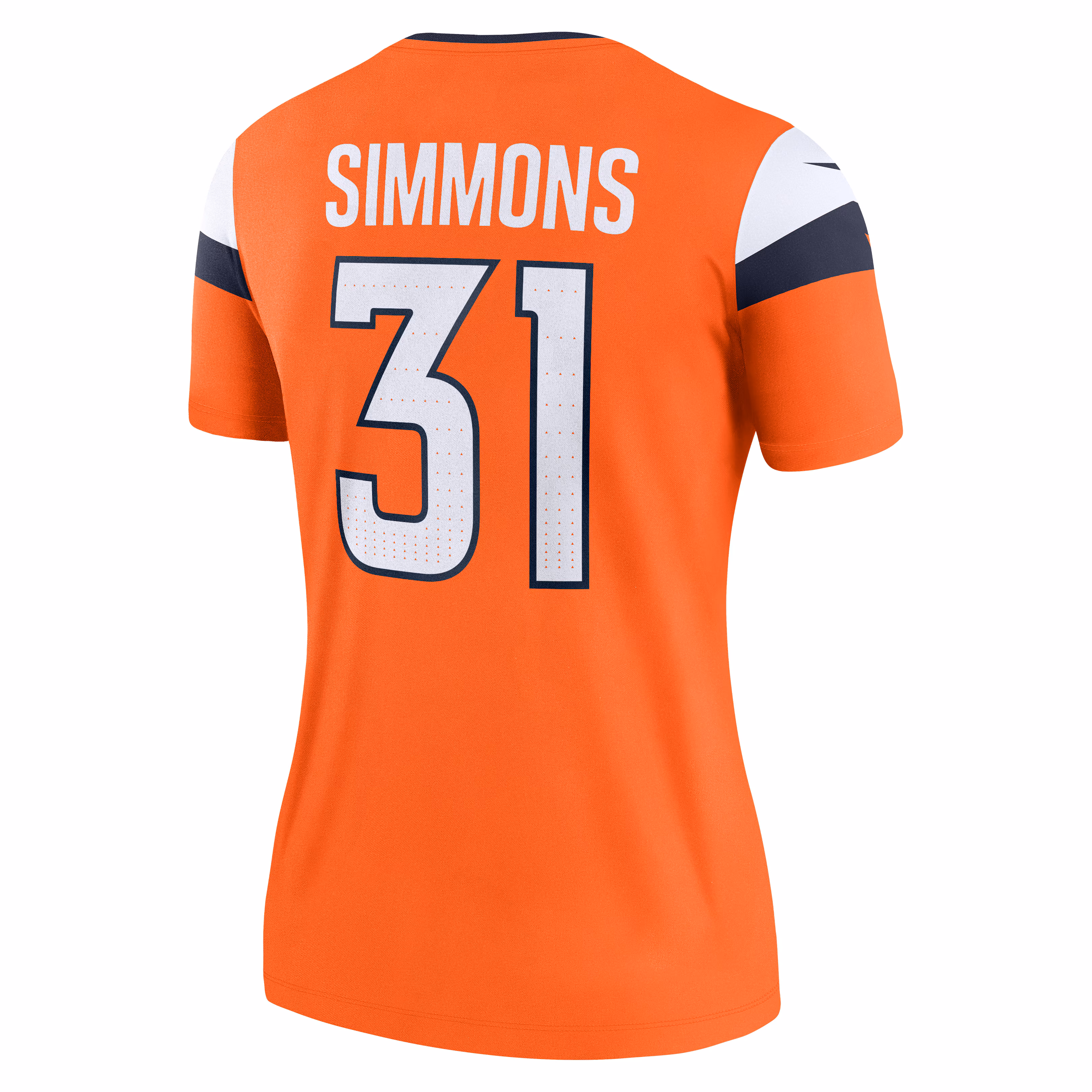 Justin Simmons Denver Broncos Women's  Legend Jersey - Orange