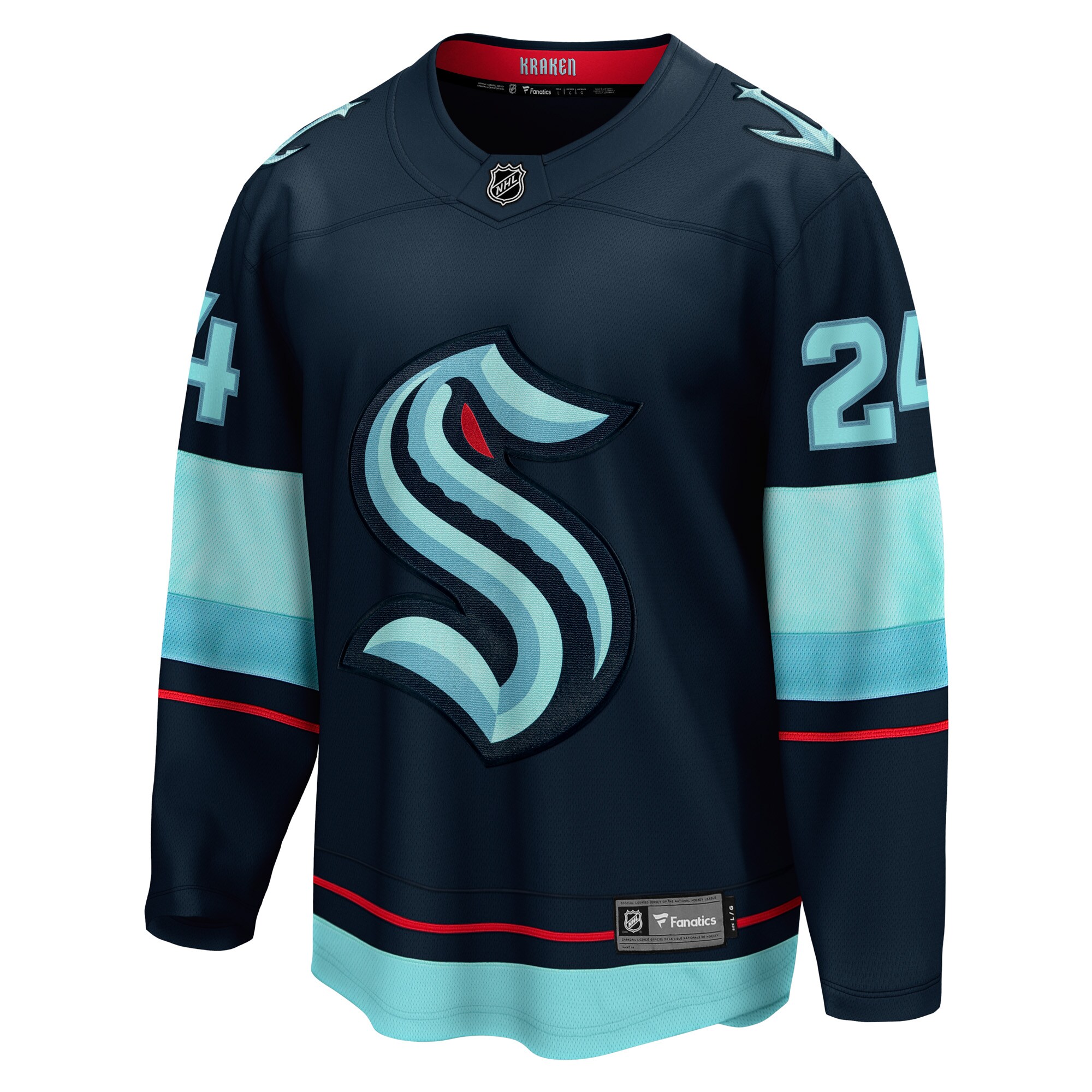 Jamie Oleksiak Seattle Kraken Home Breakaway Player Jersey - Deep Sea Blue