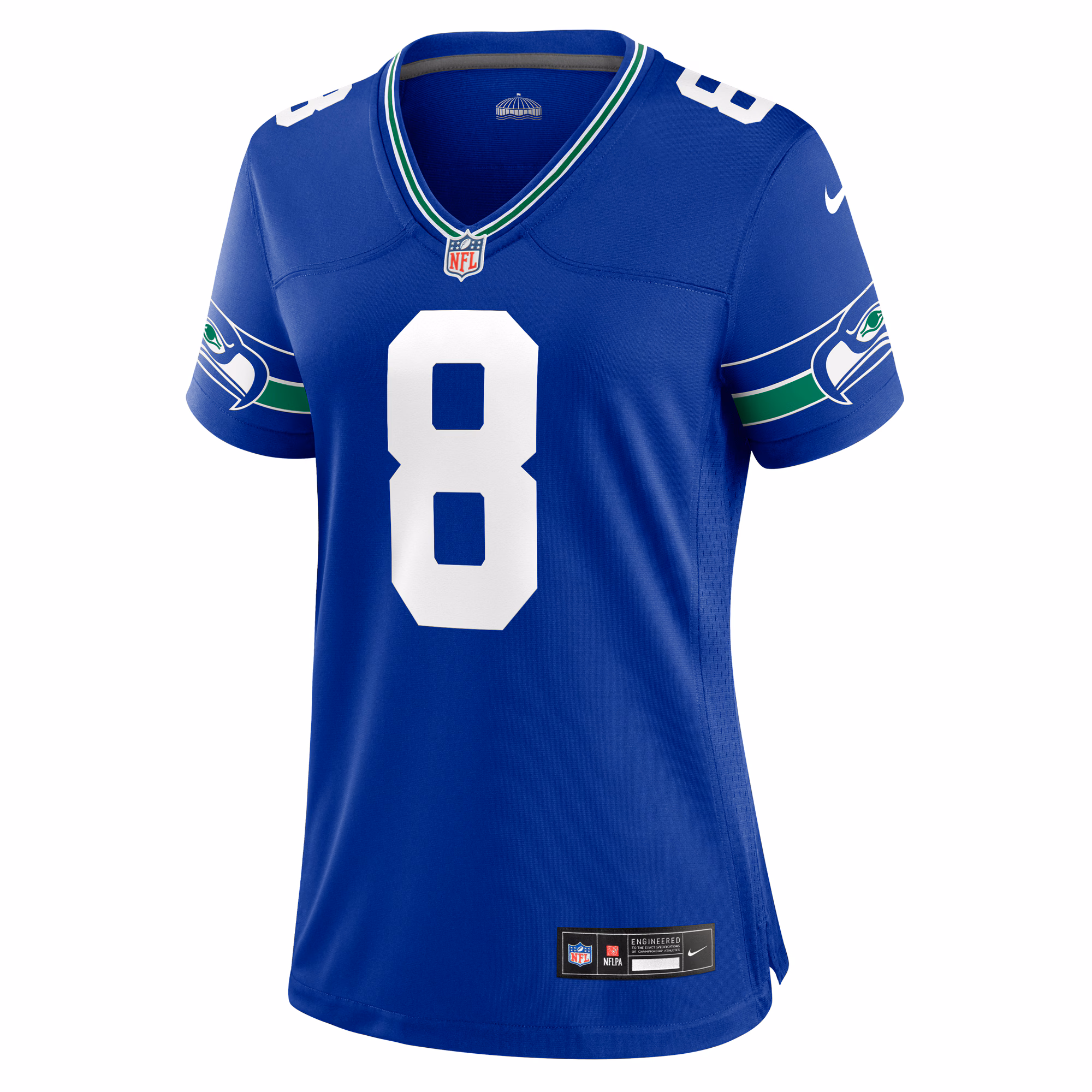 Coby Bryant Seattle Seahawks Women's Throwback Player Game Jersey - Royal