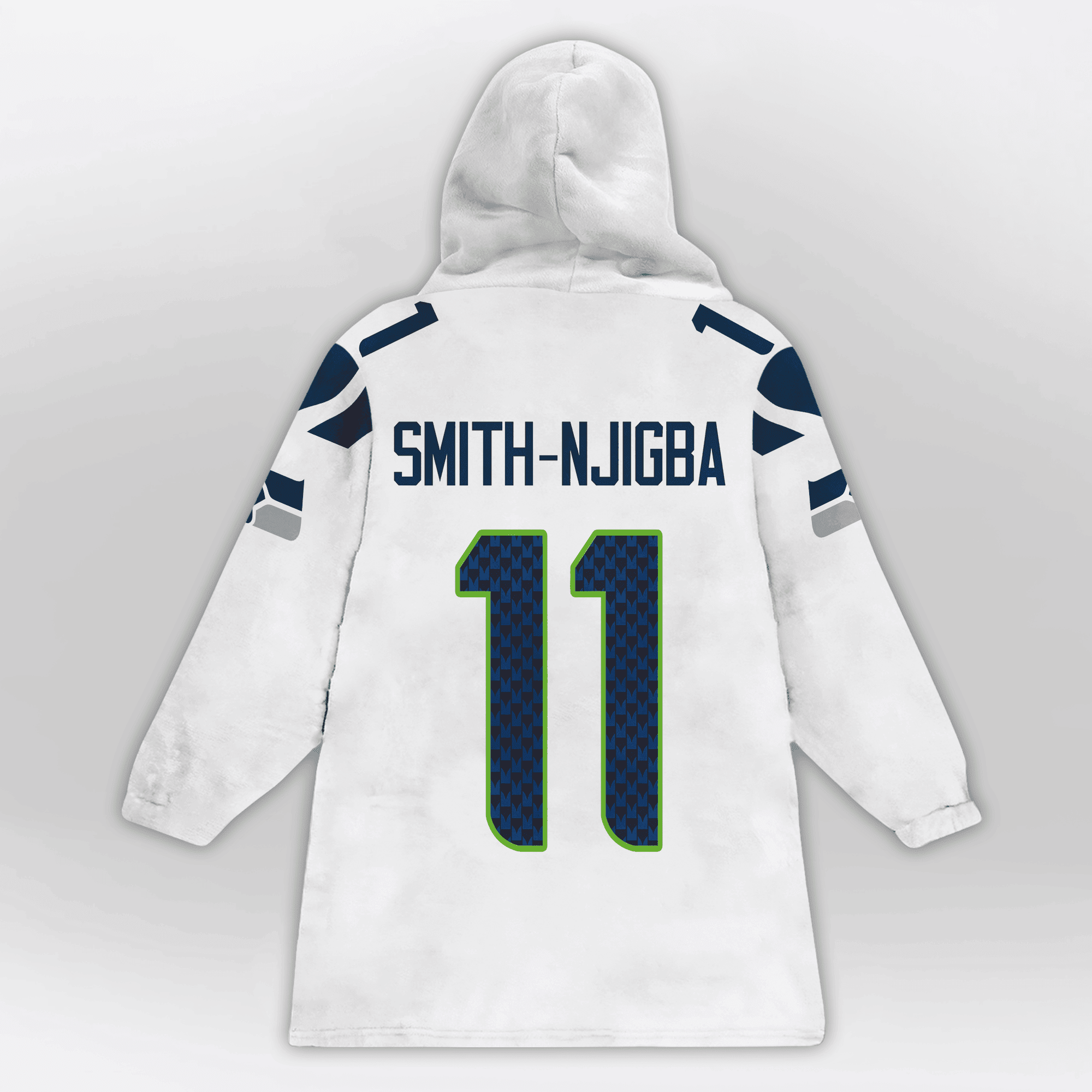 Kid 11 Seattle Football Unisex Blanket Hoodie