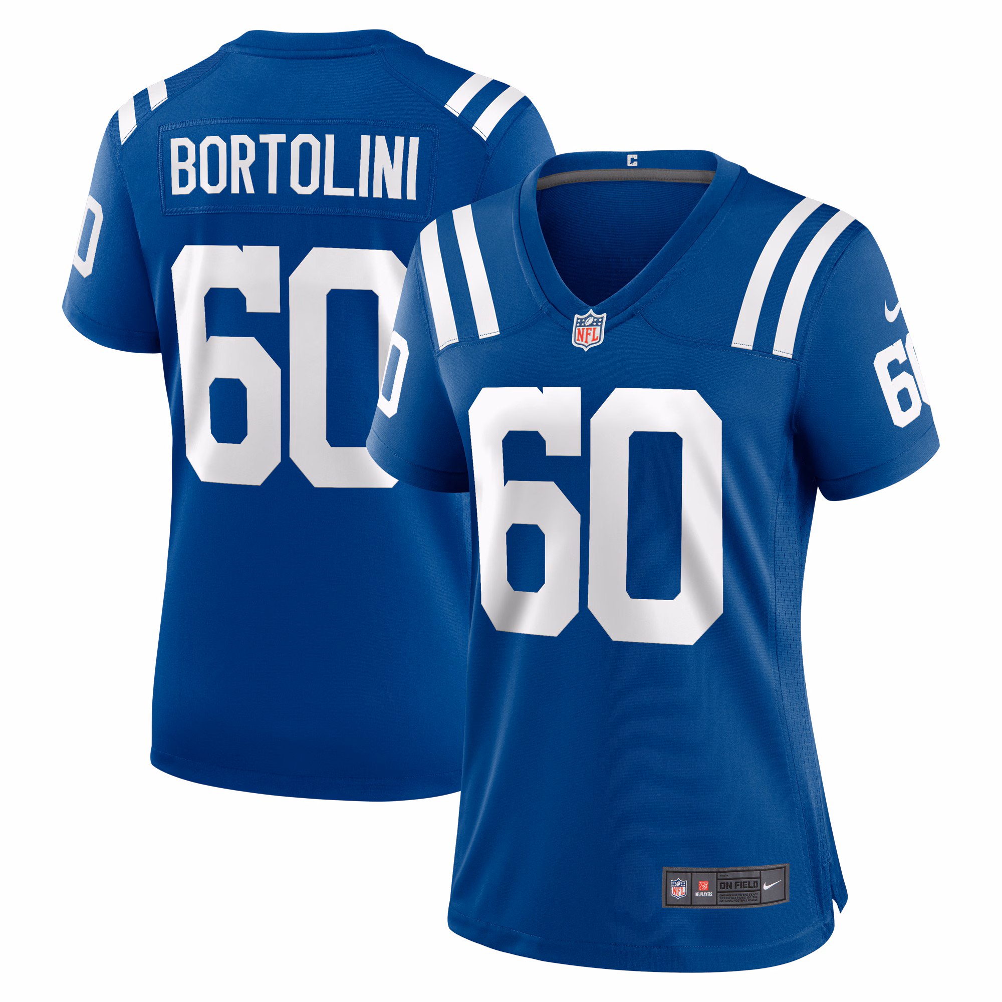 Tanor Bortolini Indianapolis Colts Women's Game Jersey -  Royal