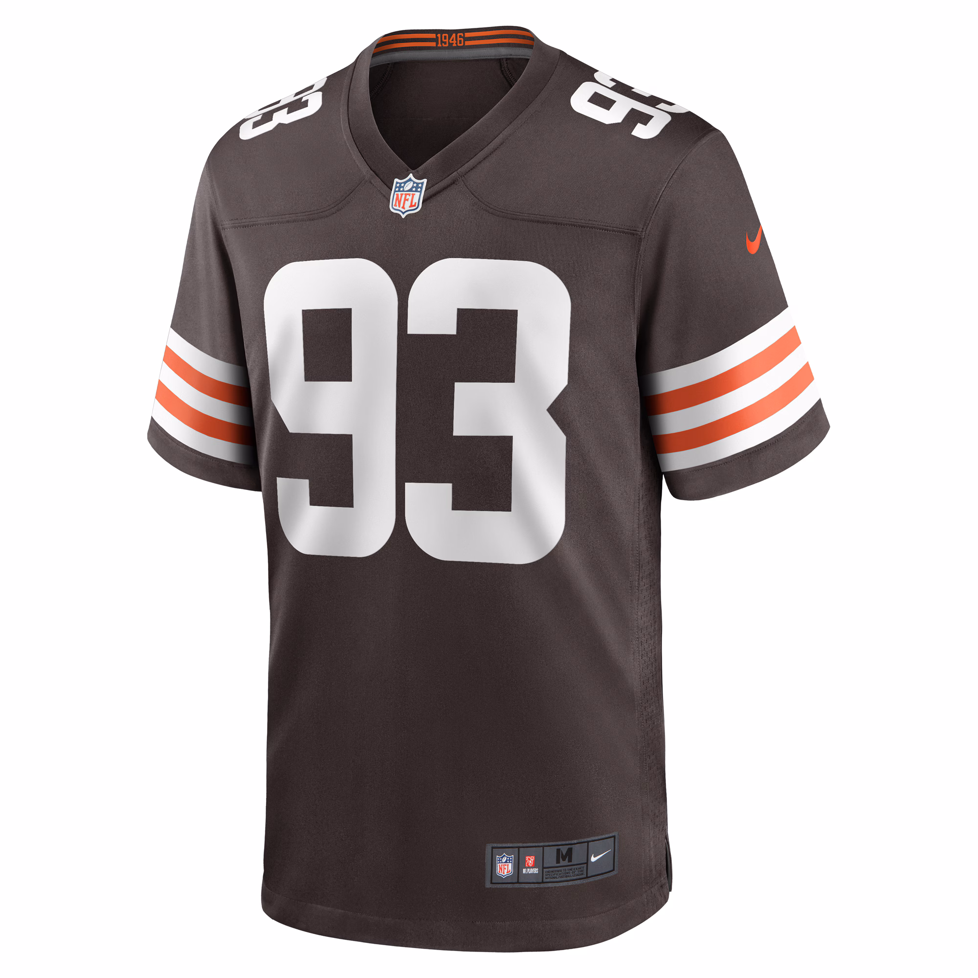 Shelby Harris Cleveland Browns Team Game Jersey -  Brown