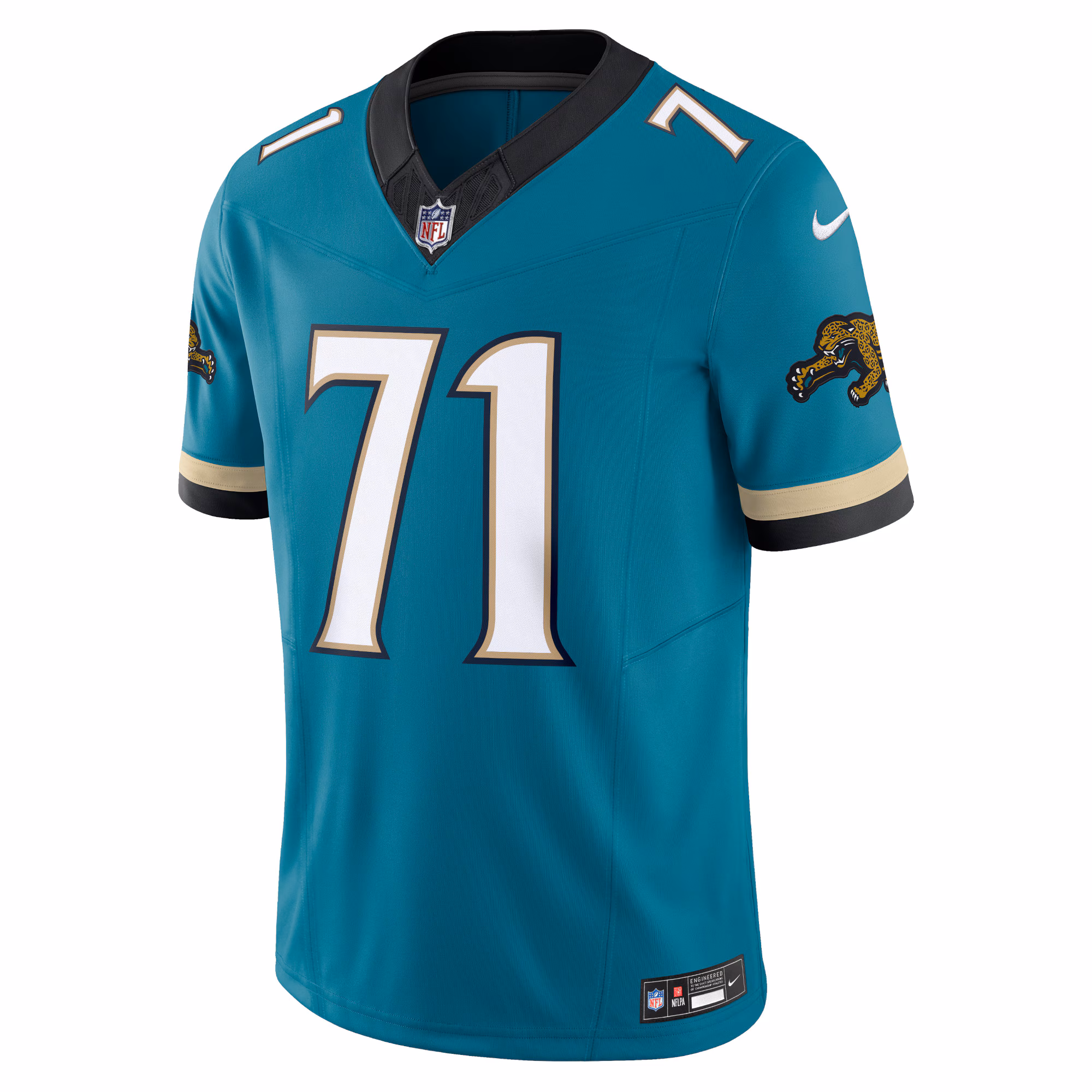 Tony Boselli Jacksonville Jaguars Prowler Throwback Vapor F.U.S.E. Limited Retired Player Jersey - Teal