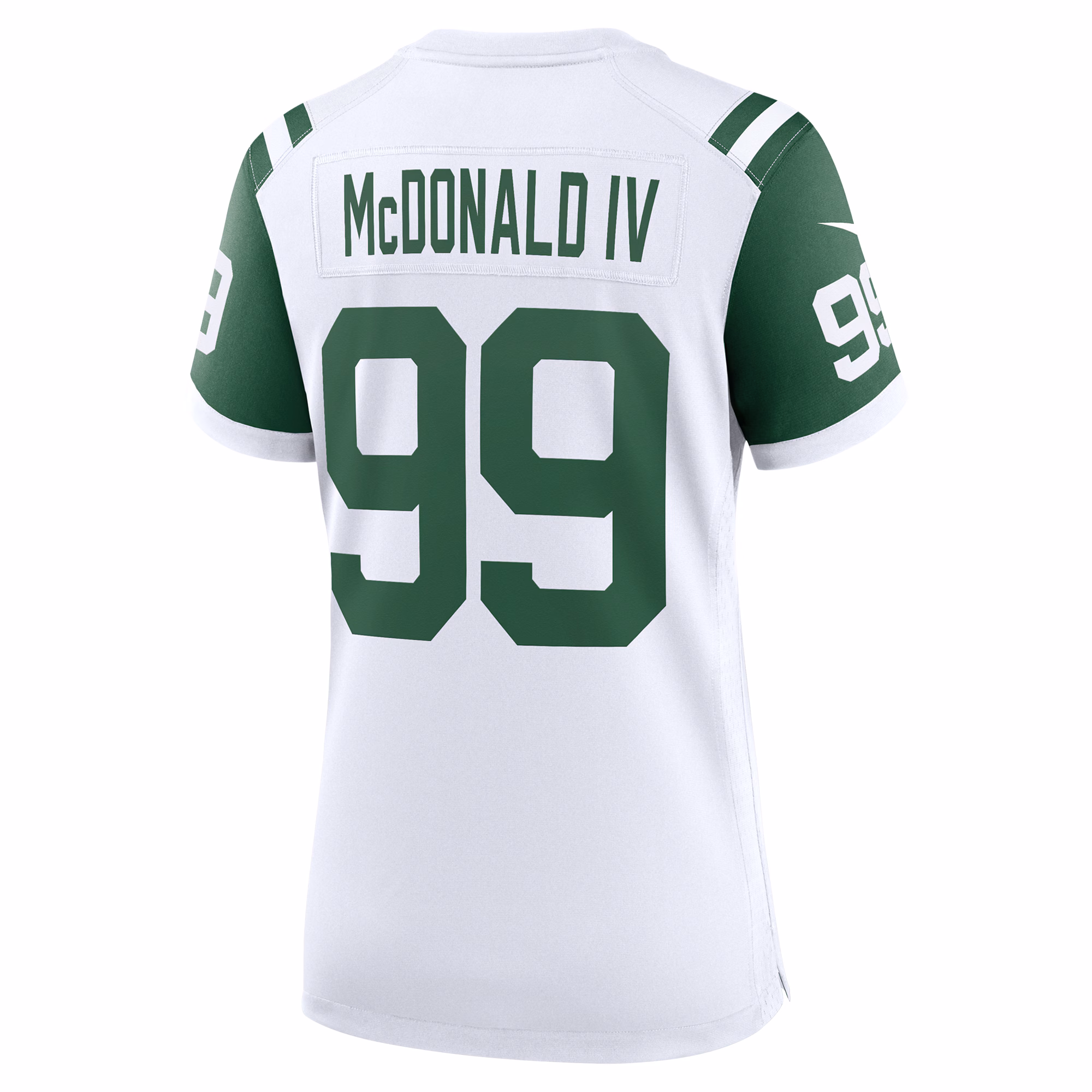 Will McDonald IV New York Jets Women's Classic Alternate Player Game Jersey - White