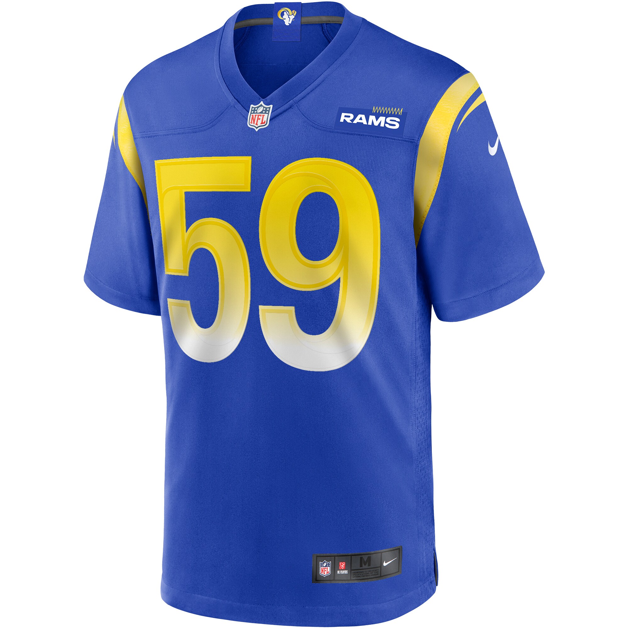 London Fletcher Los Angeles Rams Game Retired Player Jersey - Royal