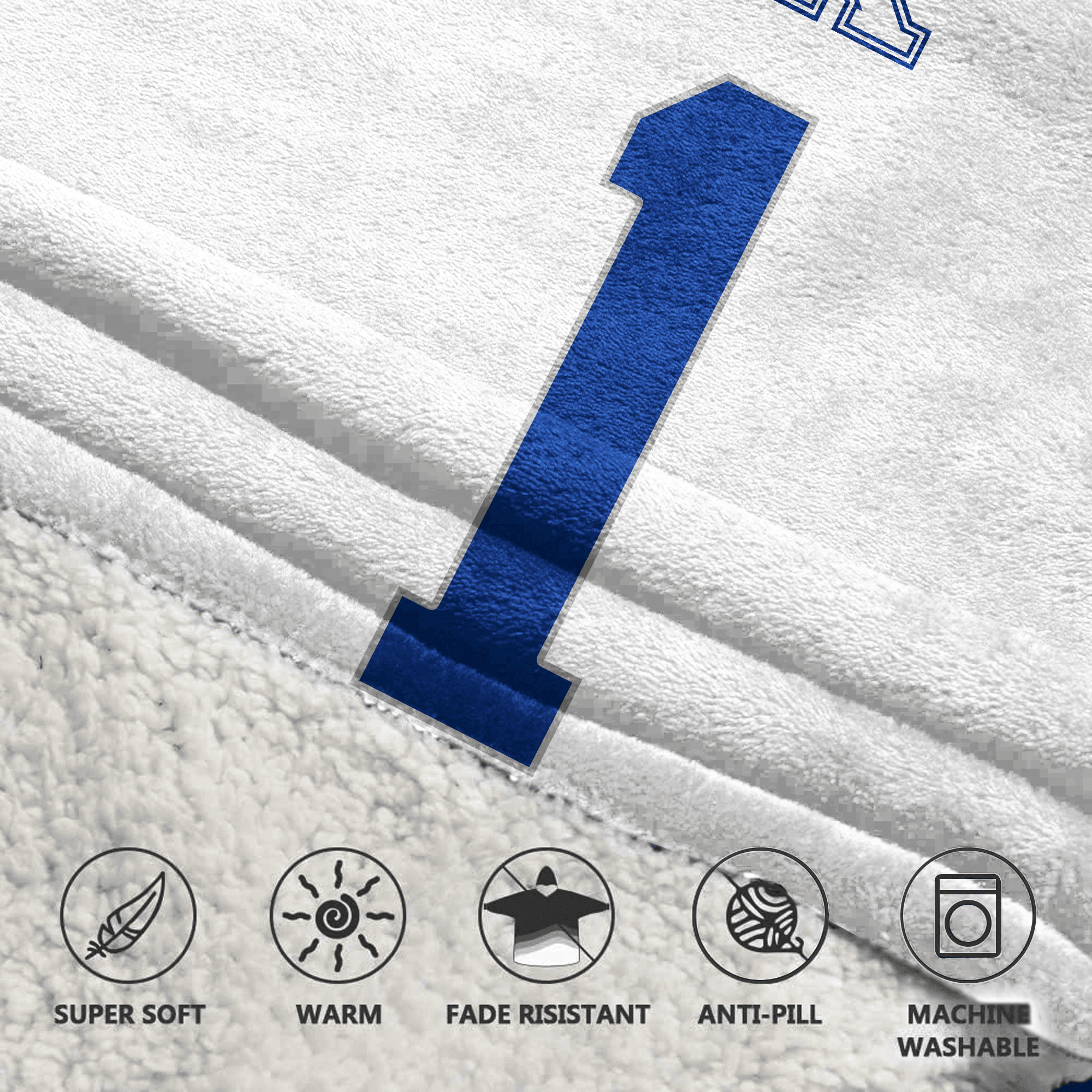 Adult #1 Kentucky Football Unisex Blanket Hoodie