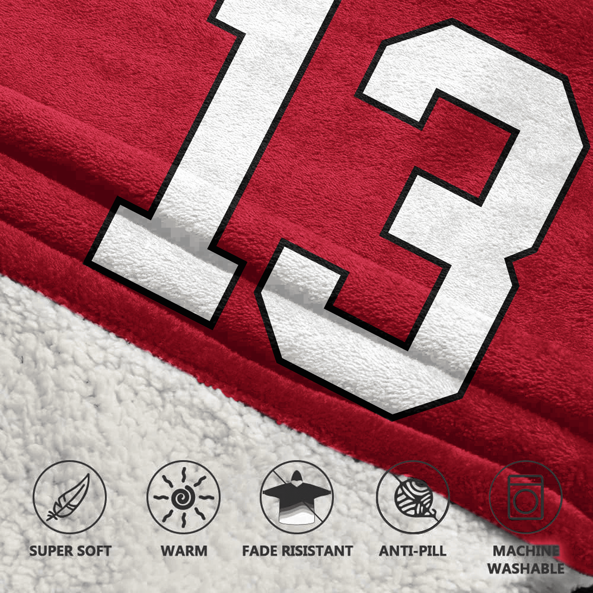 Kid S.B 13 Georgia Football Unisex Blanket Hoodie
