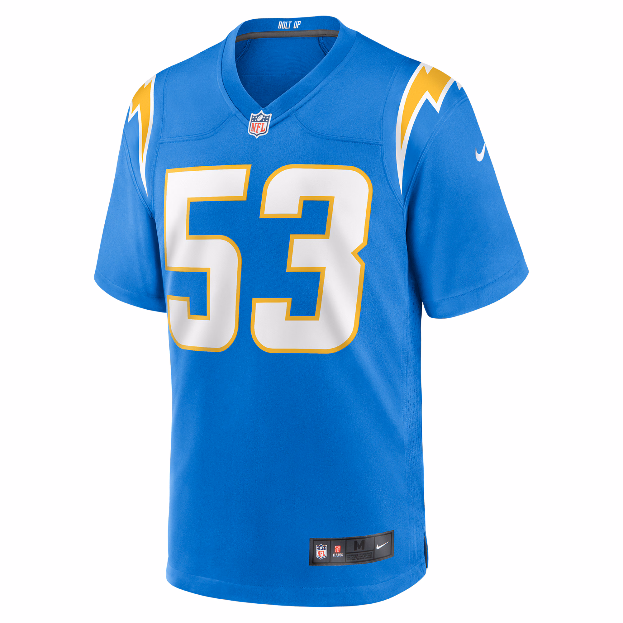 Chris Collins Los Angeles Chargers Team Game Jersey -  Powder Blue