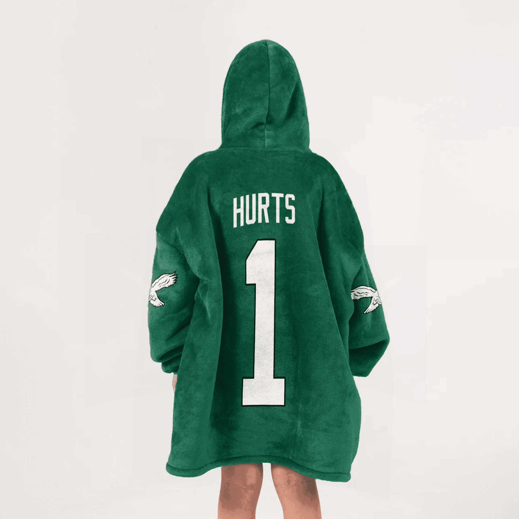 Adult 1 Philadelphia Football Unisex Blanket Hoodie