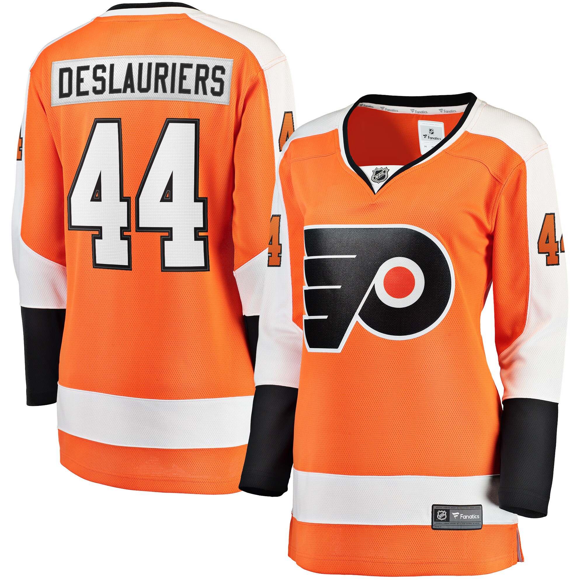 Nicolas Deslauriers Philadelphia Flyers Women's Home Breakaway Player Jersey - Orange