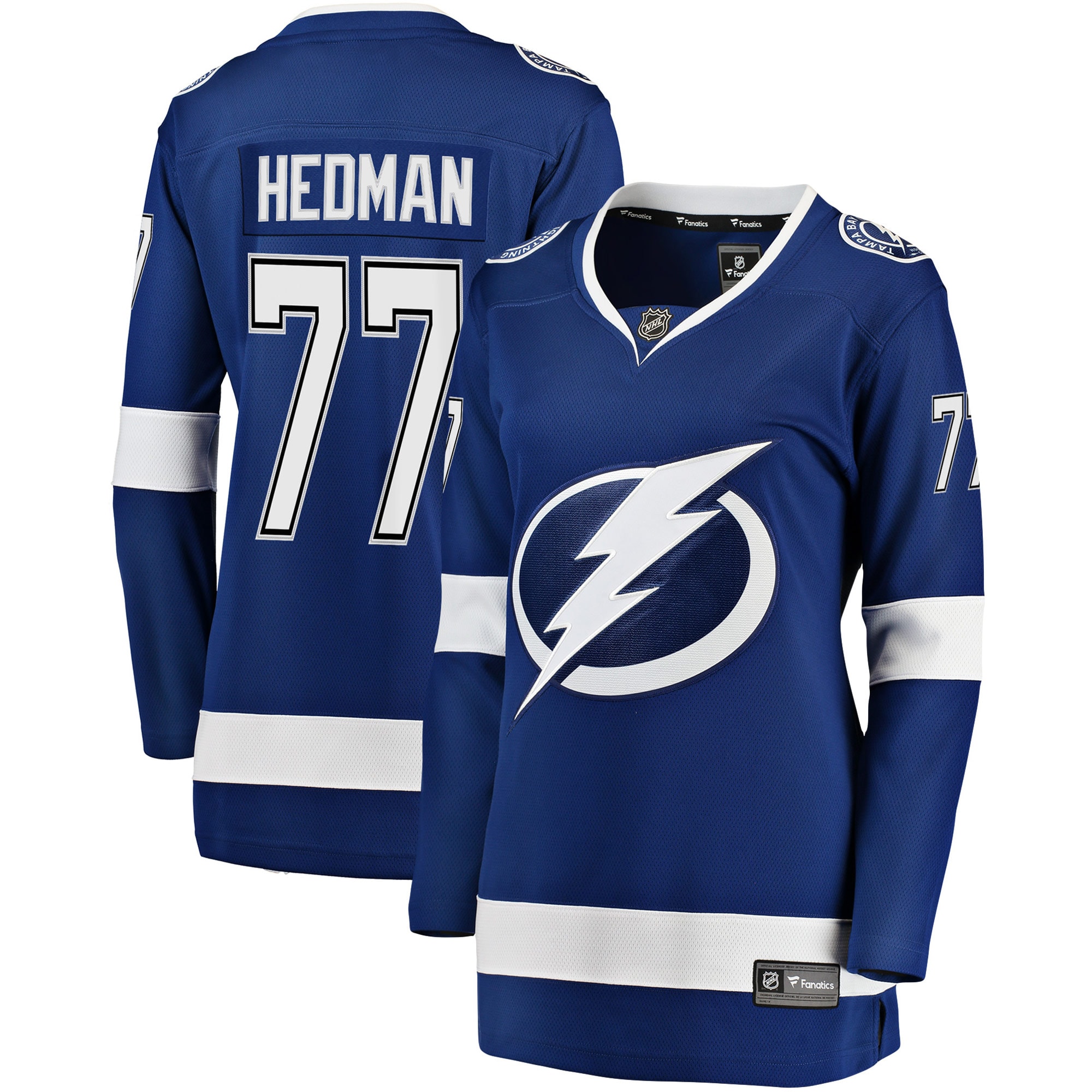 Victor Hedman Tampa Bay Lightning Women's Premier Breakaway Player Jersey - Blue
