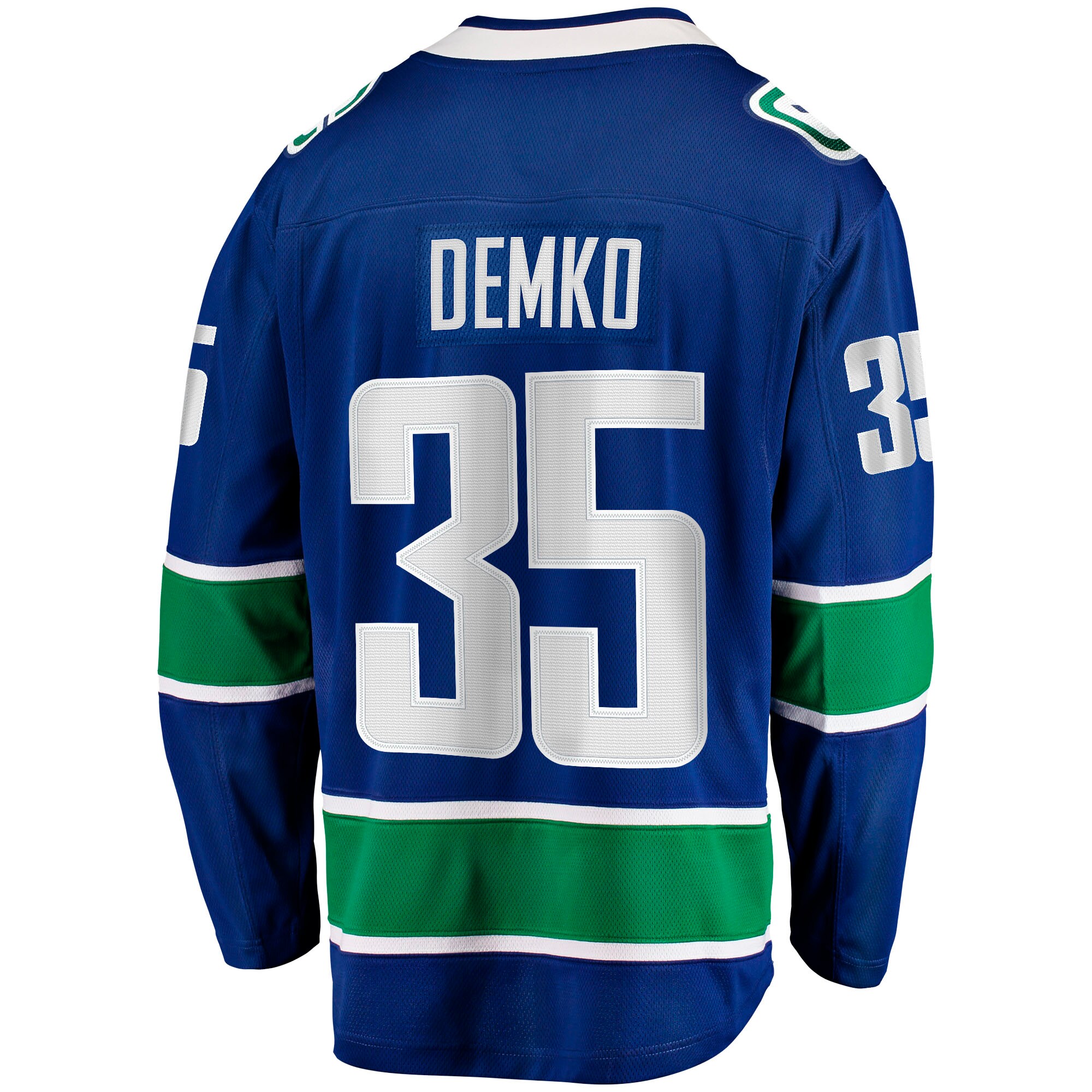 Thatcher Demko Vancouver Canucks Home Breakaway Jersey - Blue