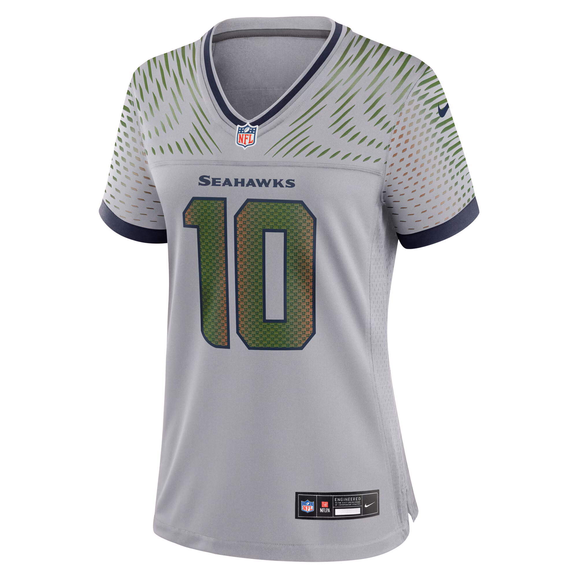 Cooper Kupp #10 Seattle Seahawks Women's 2025 Rivalries Collection Game Jersey - Wolf Gray