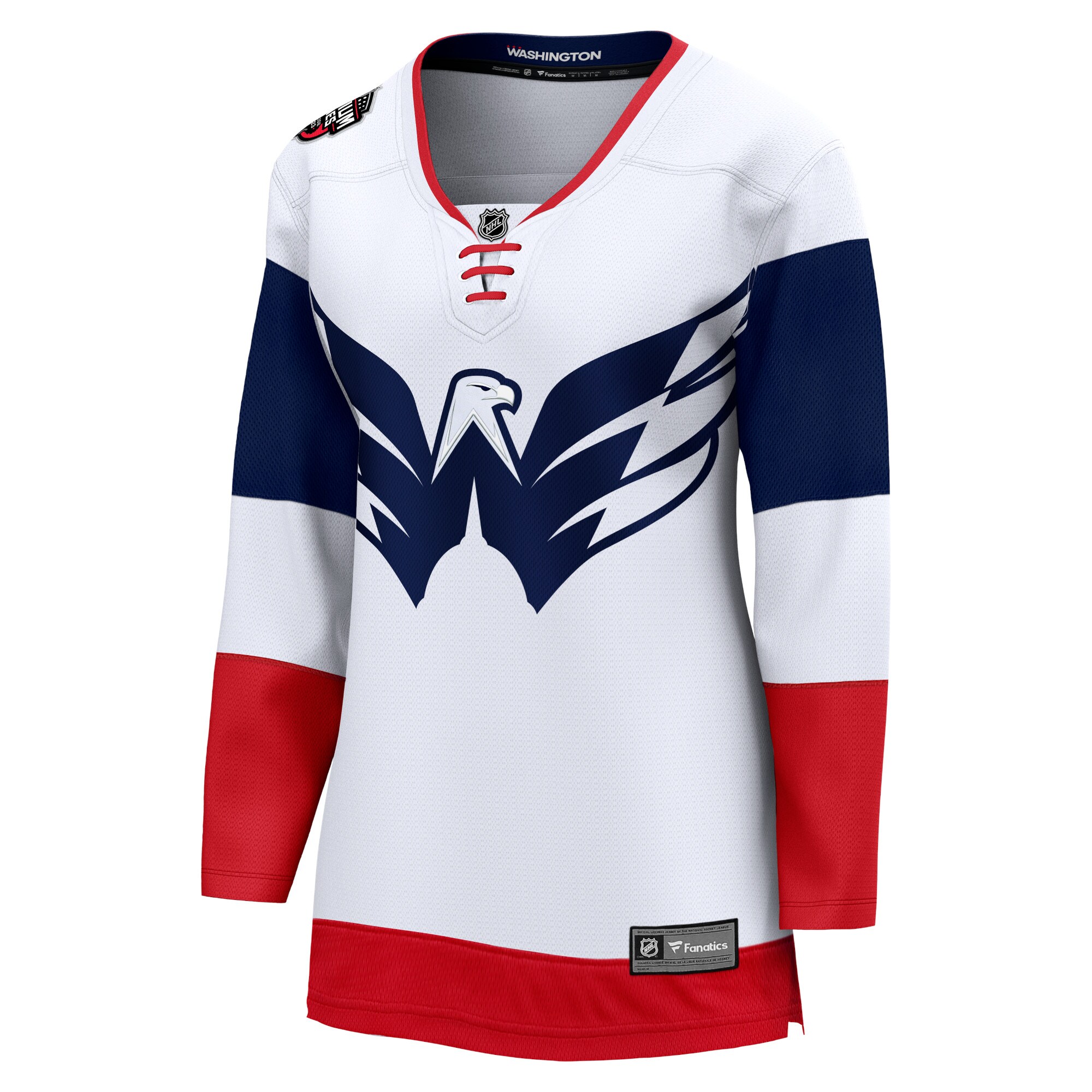 Tom Wilson Washington Capitals Women's 2023 NHL Stadium Series Breakaway Player Jersey - White
