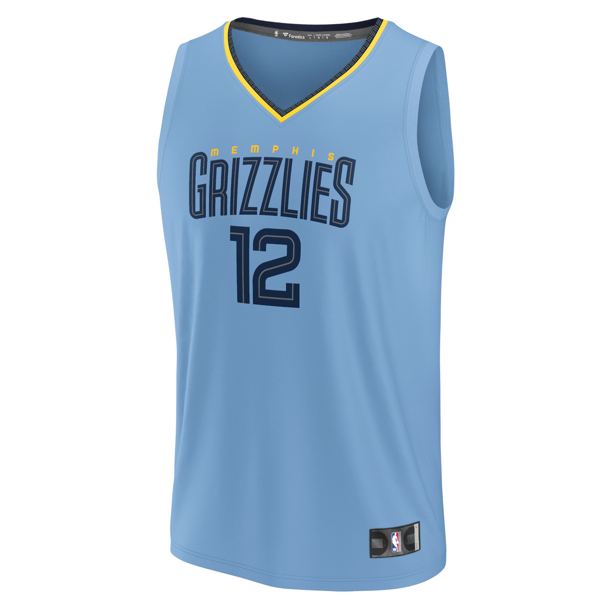 Ja Morant Memphis Grizzlies  Youth Fast Break Player Jersey - Statement Edition - Light Blue