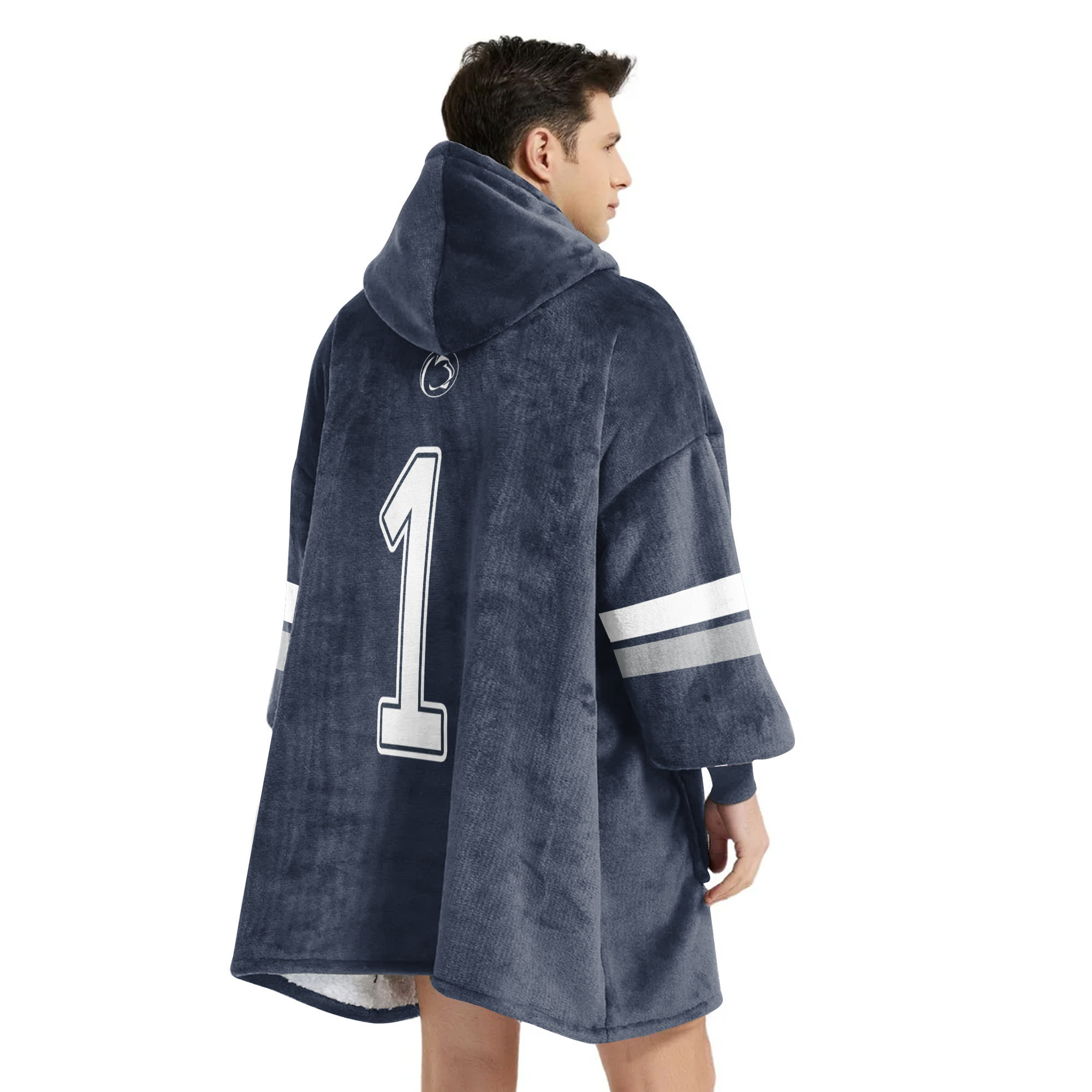 Adult #1 Penn State Football Unisex Blanket Hoodie