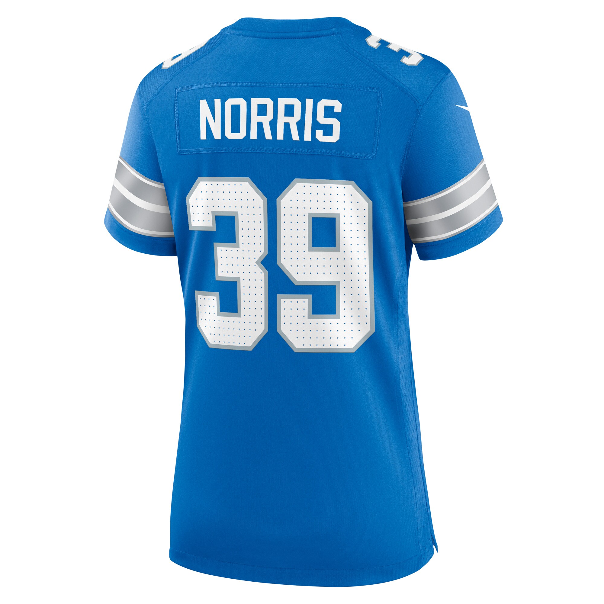 Morice Norris Detroit Lions Women's Game Jersey -  Blue