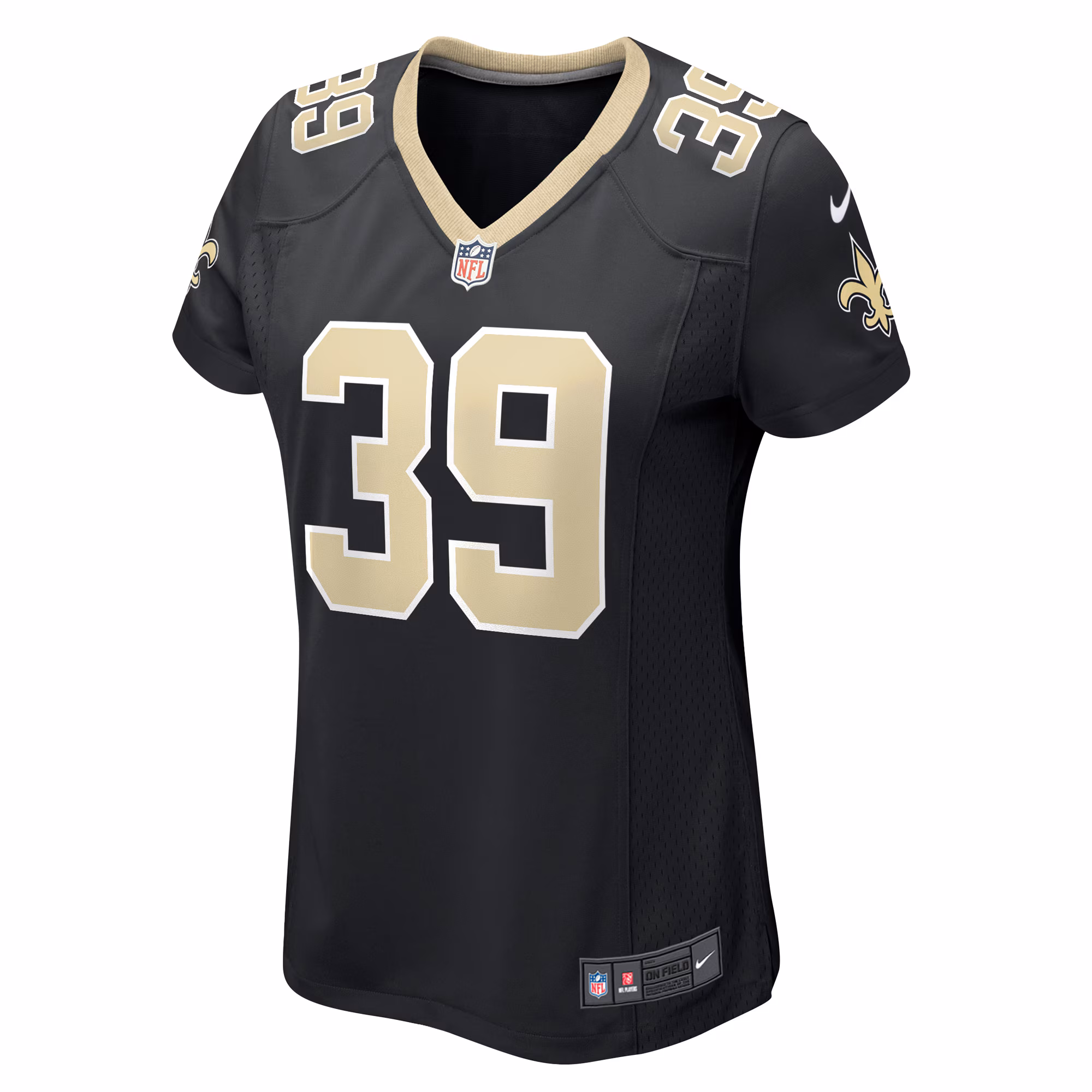 DaMarcus Fields New Orleans Saints Women's Game Player Jersey - Black
