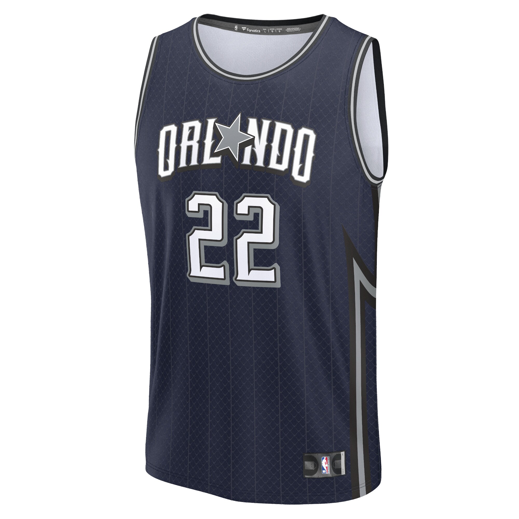 Youth Orlando Magic Franz Wagner  Navy 2023/24 Fast Break Jersey - City Edition