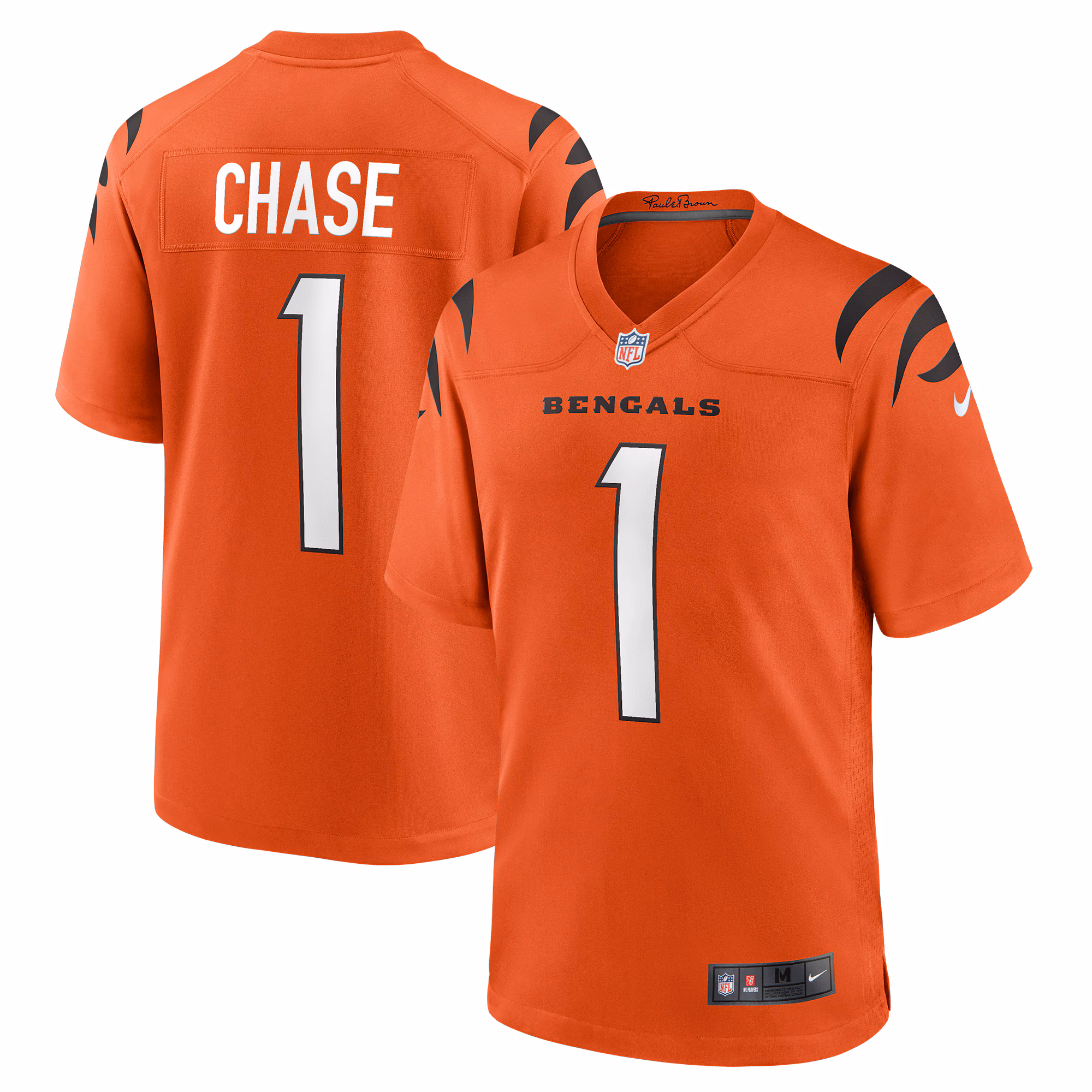 Ja'Marr Chase Cincinnati Bengals Game Jersey - Orange